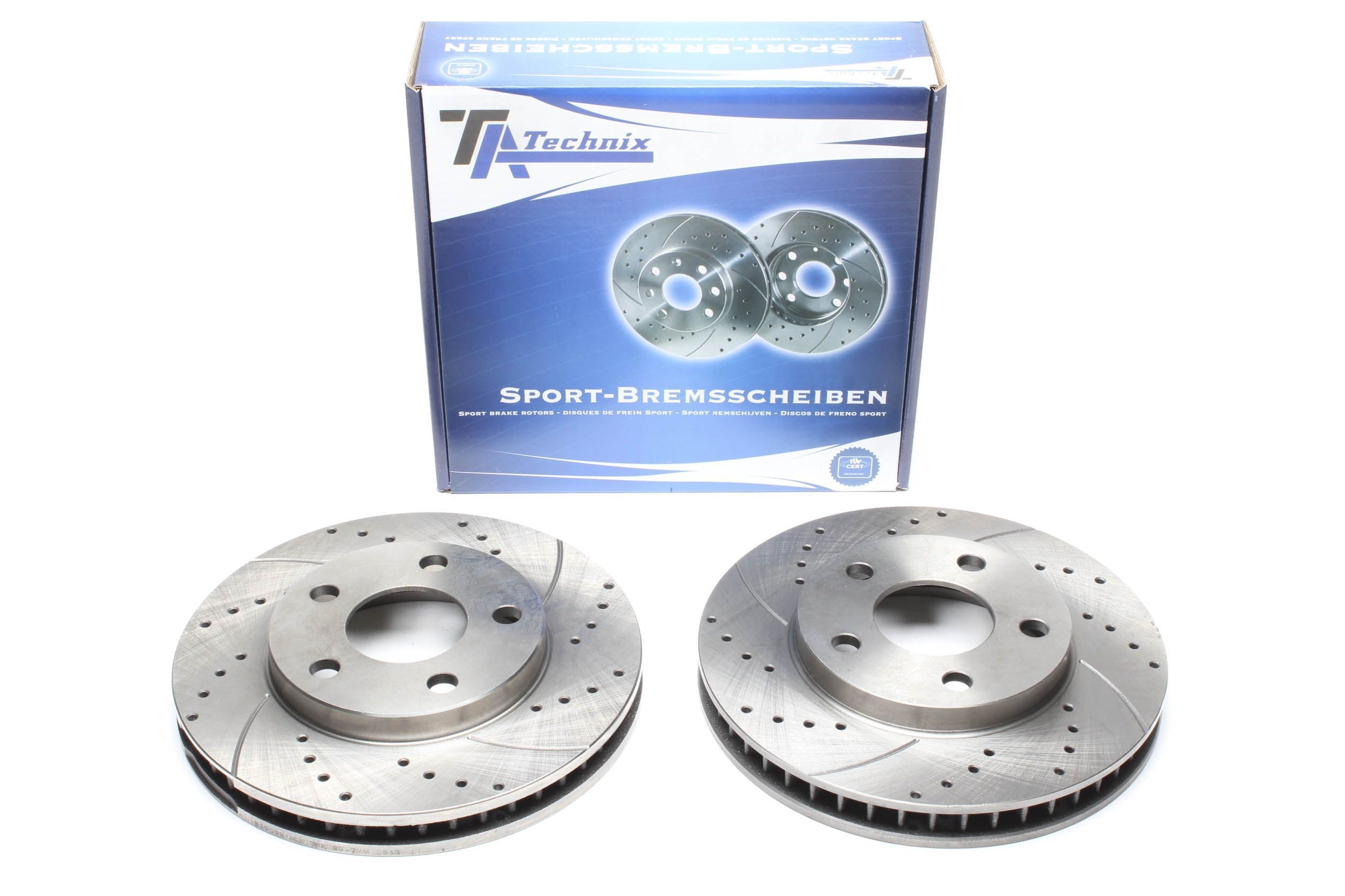 Sport Bremsscheiben Satz Vorderachse passend für Buick Regal /Opel Sintra/ Pontiac Grand Prix, Trans Sport