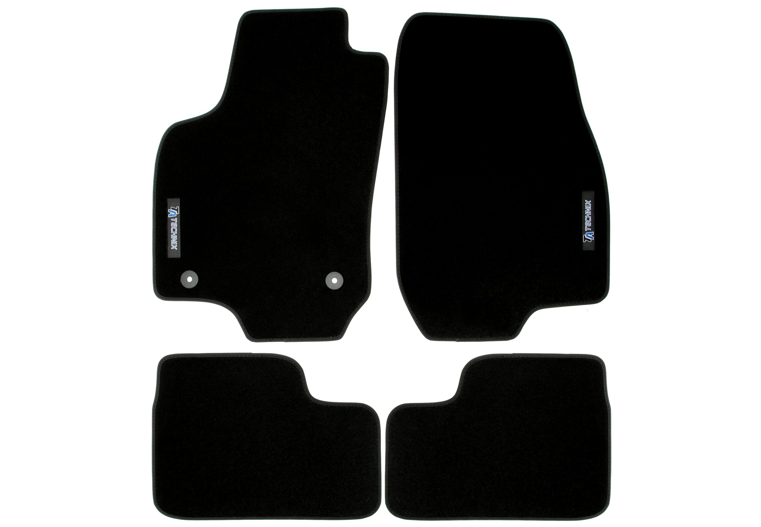 Fußmatten Set mit Logo passend für Opel Astra G Limousine, Caravan Typ T98