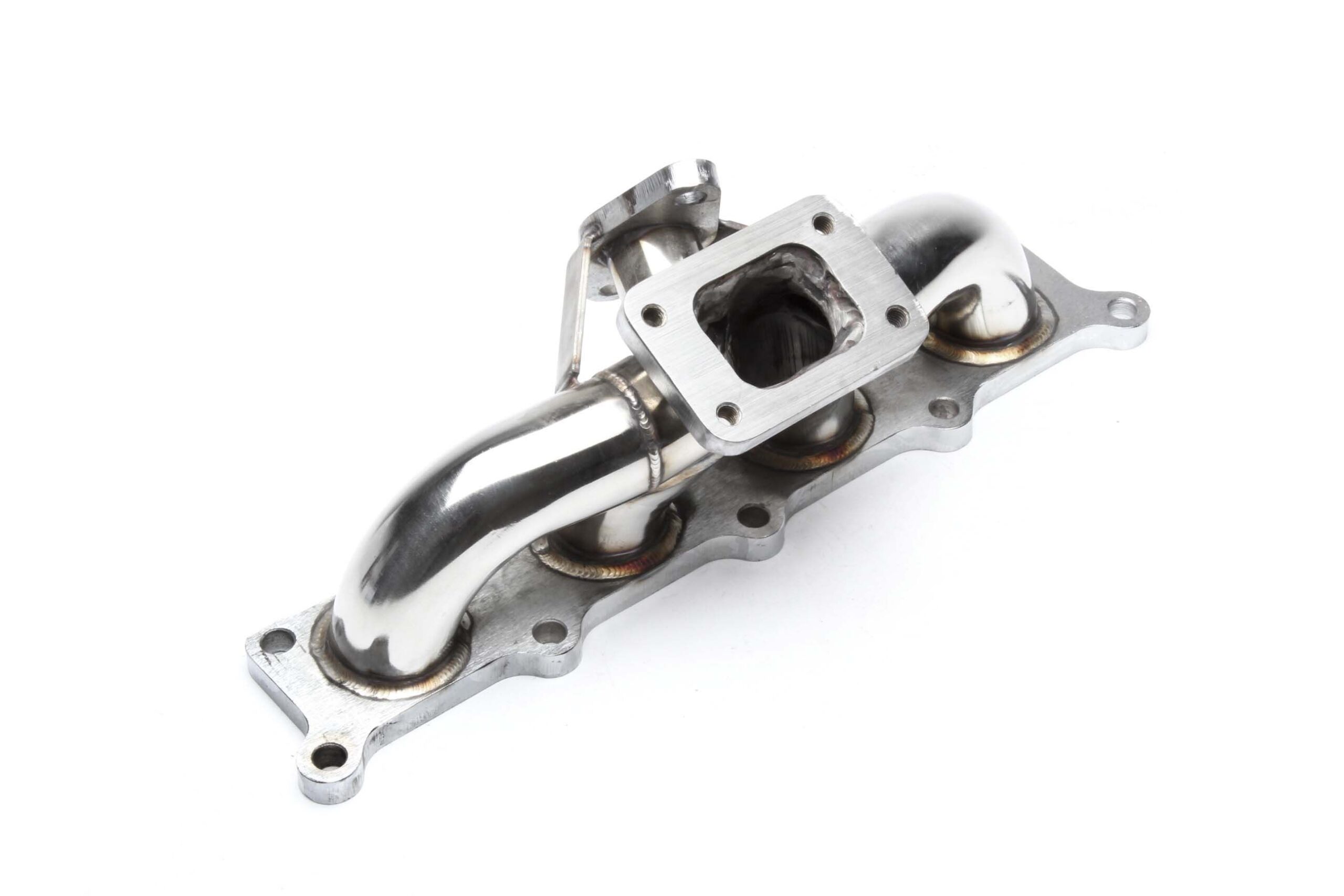 Edelstahl Turbokrümmer mit T25 Flansch/mit Wastegate Anschluß 1.8T Motoren passend für Audi / Seat / Skoda / VW