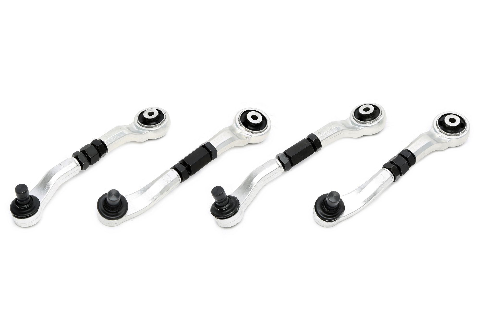 Zugstreben Set mit Sturzverstellung Vorderachse passend für Audi A4 (B5/B6/B7/B8), A5 (8T,8H) A6 (4B, 4G), A7 Sportback (4GH) Q5 (8R) / Seat Exeo (3R) / Skoda Superb (3U) / VW Passat (3B/3BG)