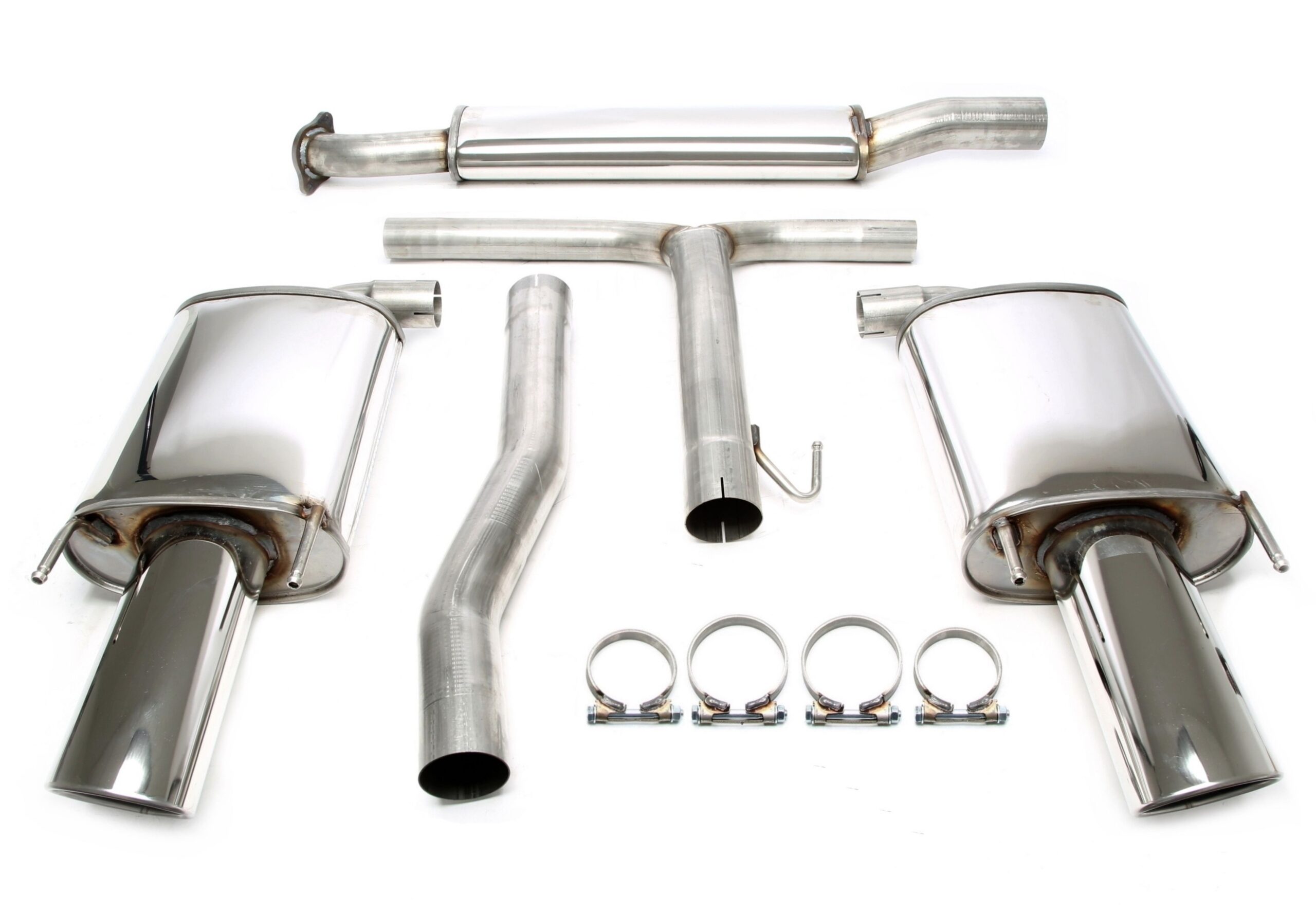 Duplex Edelstahlanlage 1x90x120mm passend für Opel Insignia A Kombi 2WD