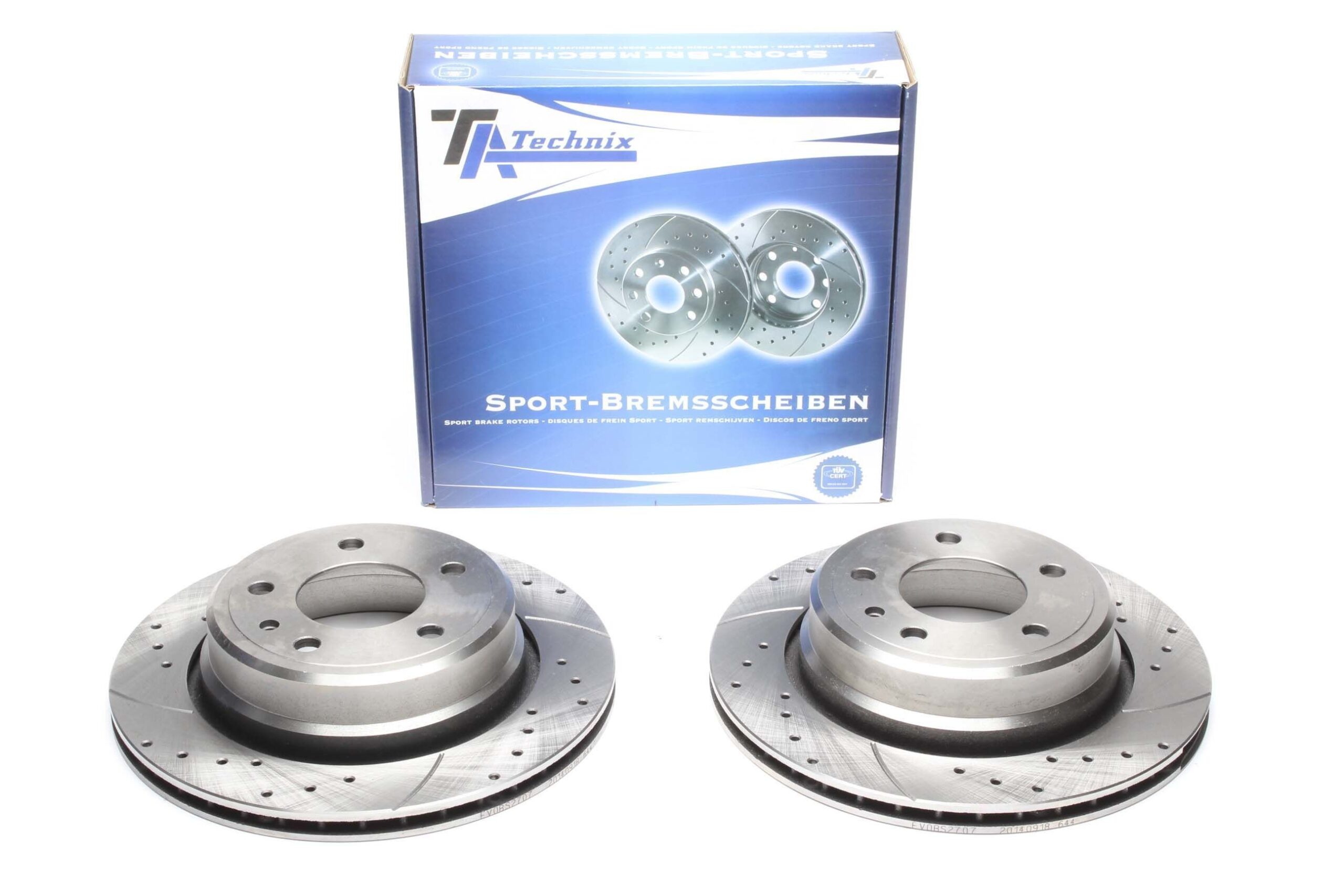 Sport Bremsscheiben Satz Hinterachse passend für BMW 7er E32 740i/750i