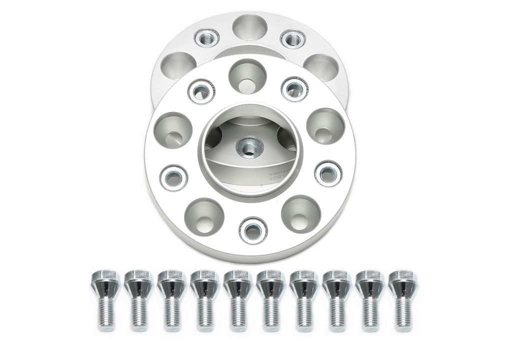 Spurverbreiterungsset für OEM Radschrauben 25mm pro Seite/50mm pro Achse, LK 5x120, NLB 72,6-M12