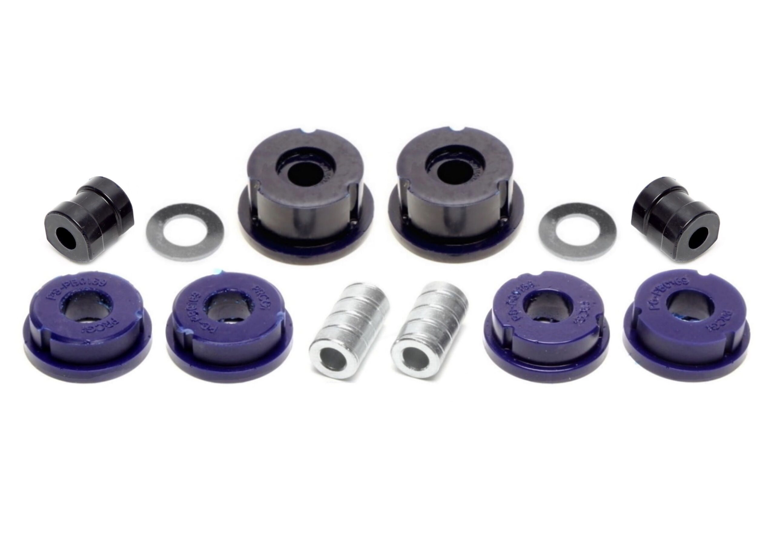 PU-Buchsen Kit 12-teilig / Vorderachse mit Ø 23mm Stabi / passend für BMW 3er Serie E36 Compact / 3er Serie E36 / Z3 Roadster/Coupe
