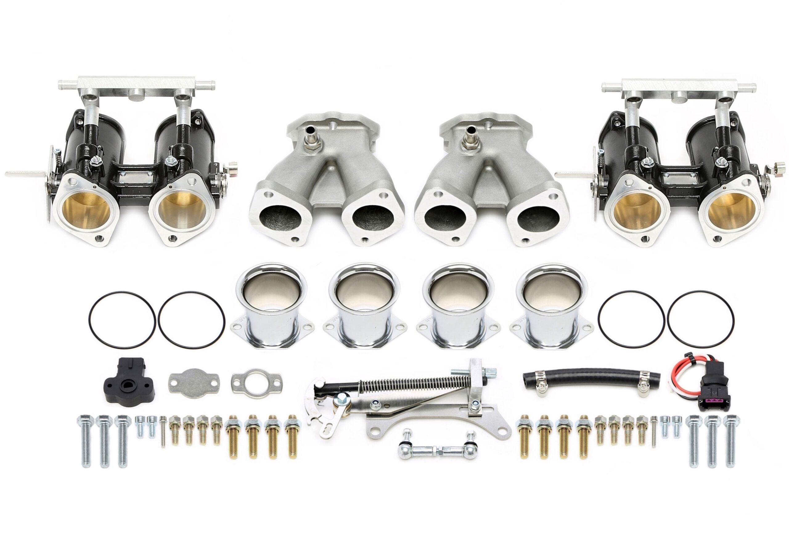45mm DCOE Drosselklappen - Komplettkit passend für 1.6-2.0l-8V CIH Motoren
