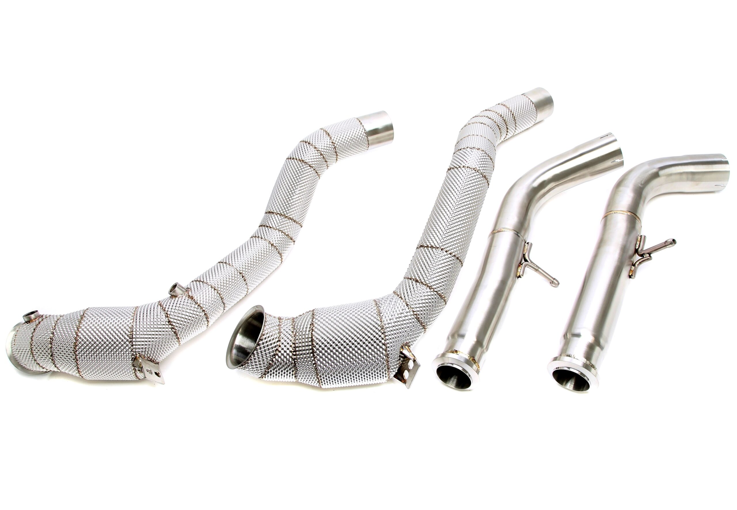 Downpipe mit Hitzeschild und Katalysator passend für Mercedes Benz G-Klasse G500, G63 AMG W463A