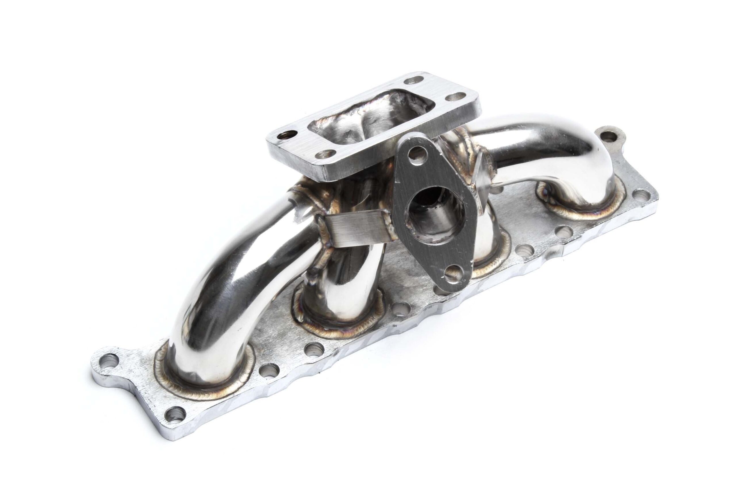 Edelstahl Turbokrümmer mit T3 Flansch/mit Wastegate Anschluß 1.8T Motoren passend für Audi / Seat / Skoda / VW