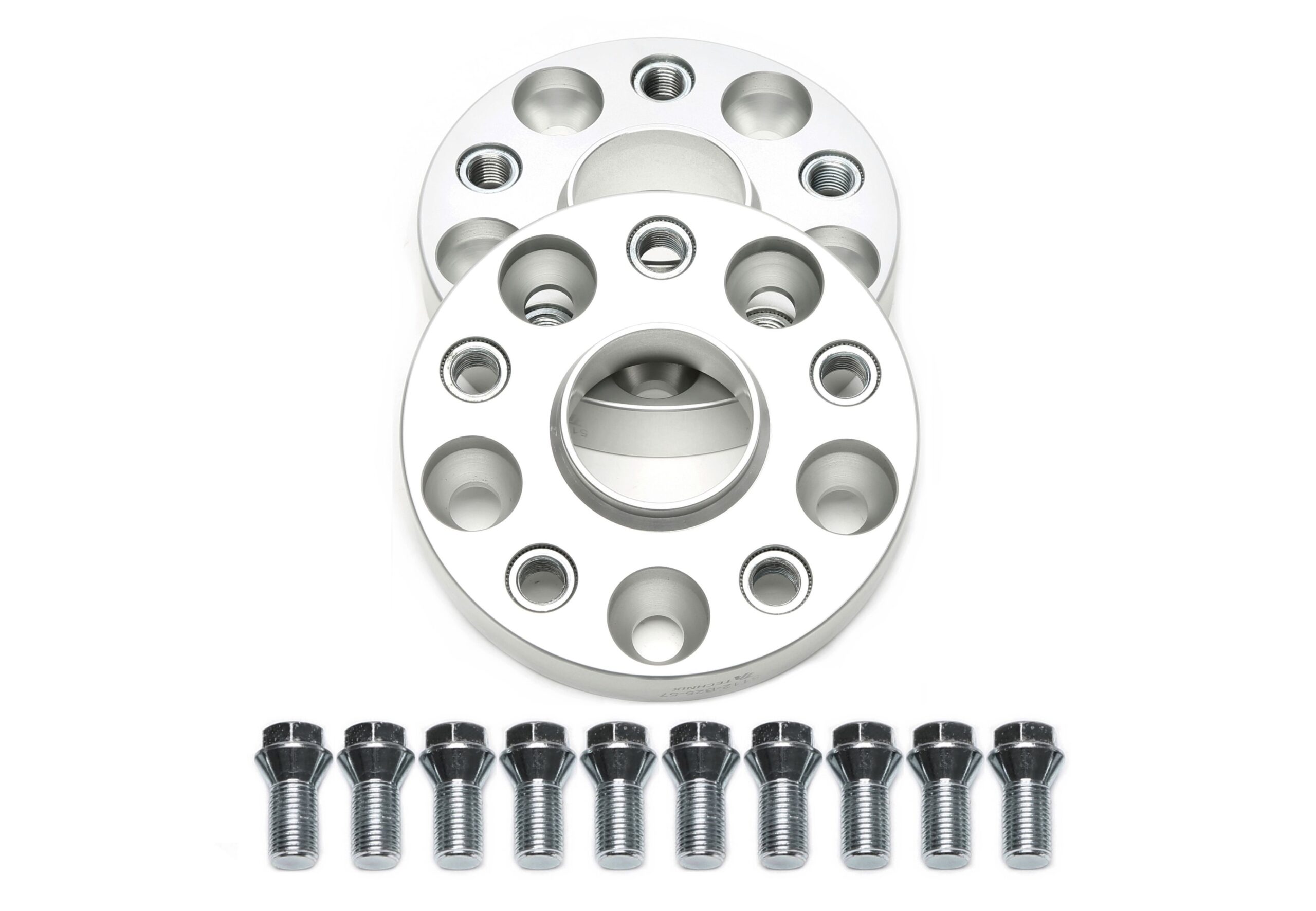 Spurverbreiterungsset für OEM Radschrauben 25mm pro Seite/50mm pro Achse, LK 5x112, NLB 57,1