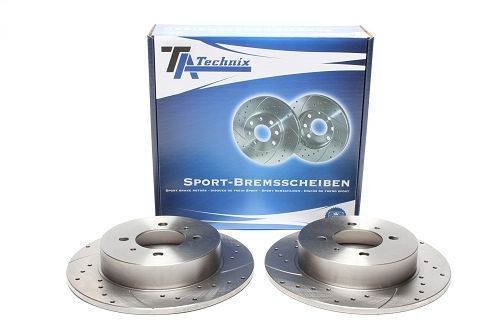 Sport Bremsscheiben Satz Hinterachse passend für Nissan 100NX / Almera / Sunny