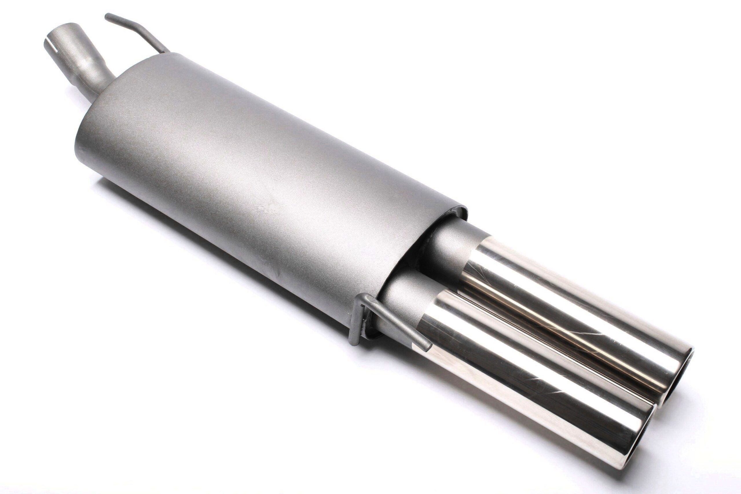 Sportendschalldämpfer 2x76mm passend für VW Golf III, Golf III+IV Cabriolet
