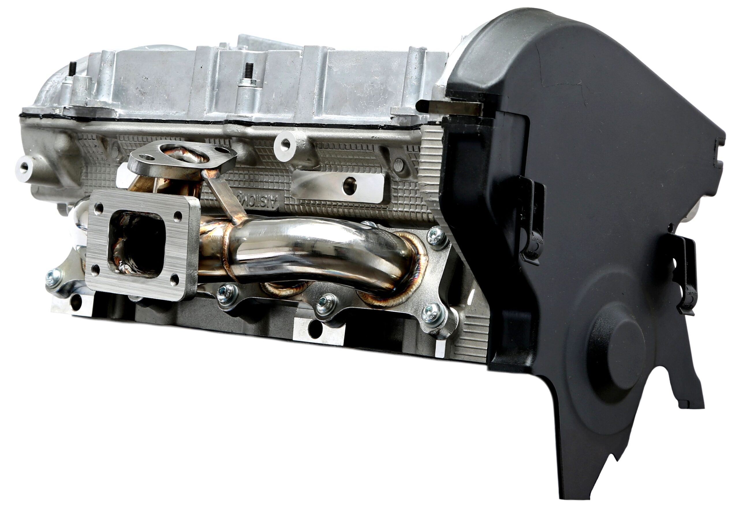 Edelstahl Turbokrümmer mit T25 Flansch/mit Wastegate Anschluß 1.8T Motoren passend für Audi / Seat / Skoda / VW