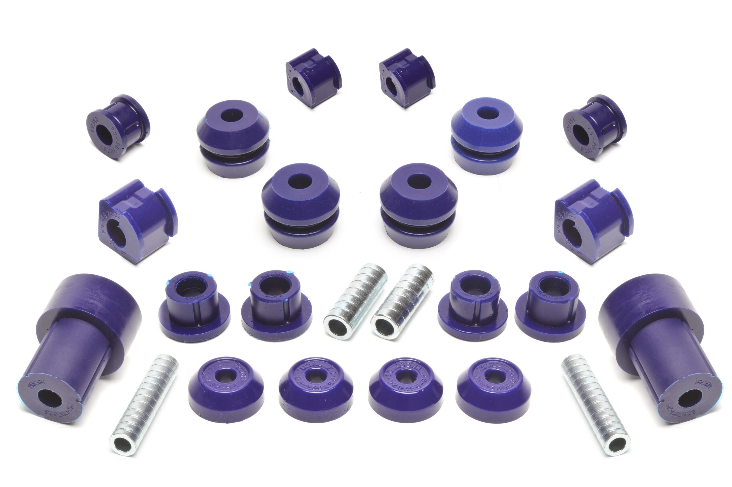 PU-Buchsen Kit 24-teilig, VA+ Hinterachse passend für VW Corrado / Golf II / Jetta II / Seat Toledo I