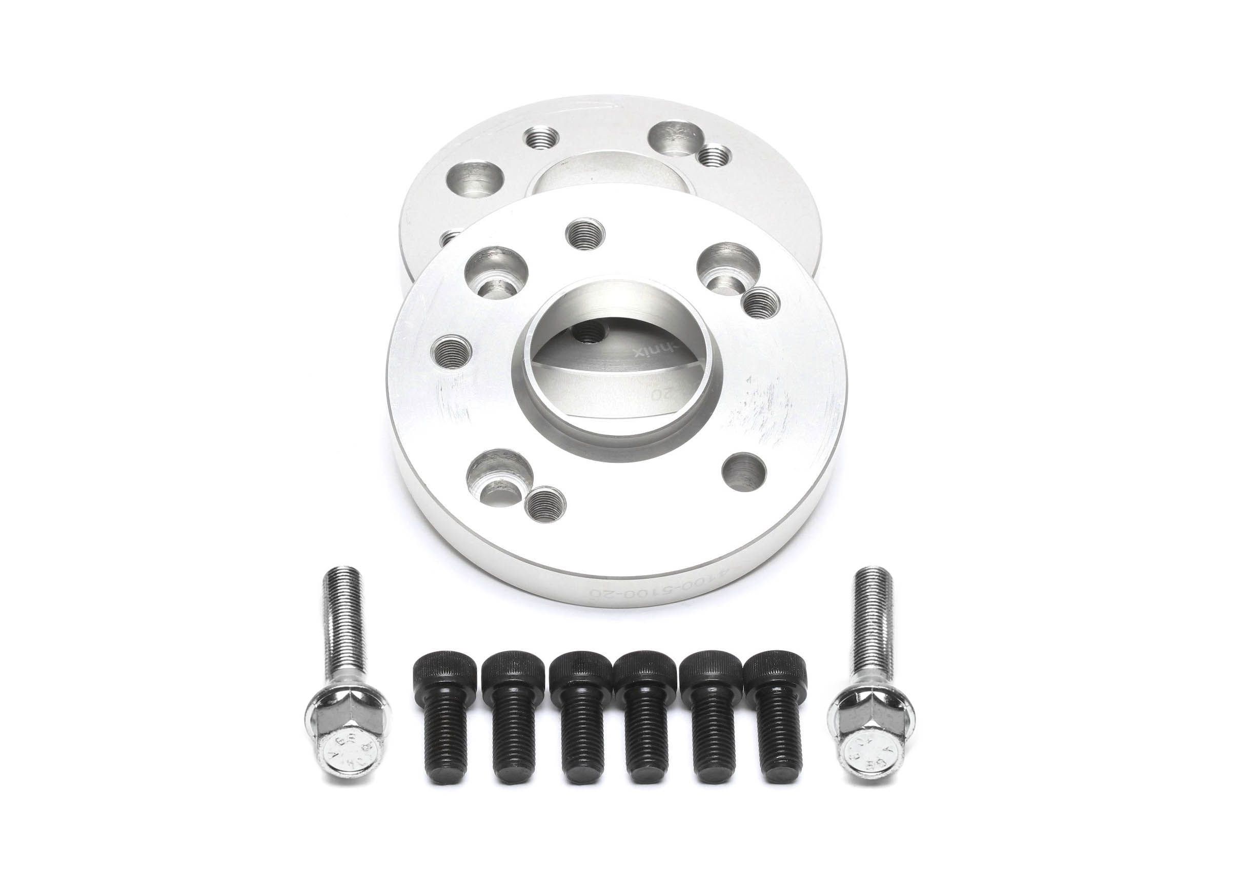 Lochkreisadapterset 20mm pro Seite/40mm pro Achse/4x100 auf 5x100