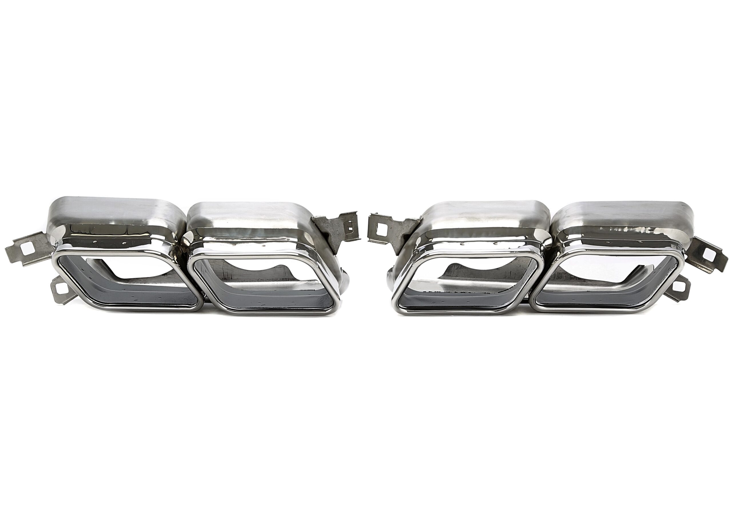 Endrohrblende zum anschrauben "single port" in chrom/glänzend passend für BMW 7er Serie (F01)