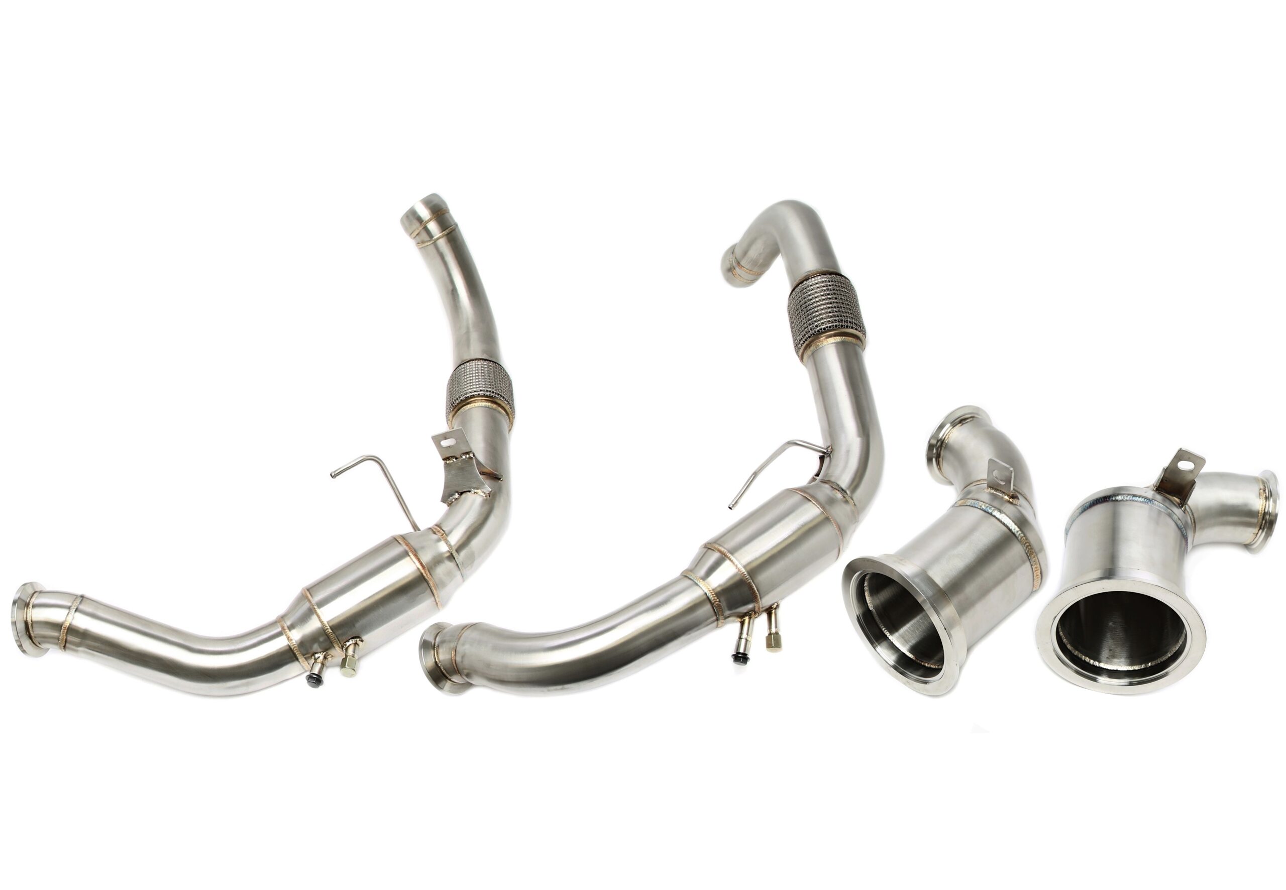 Downpipe ohne Katalysator+ Verbindungsrohr ohne Katalysator passend für Porsche Panamera 4/4S 2.9T mit OPF Typ 971