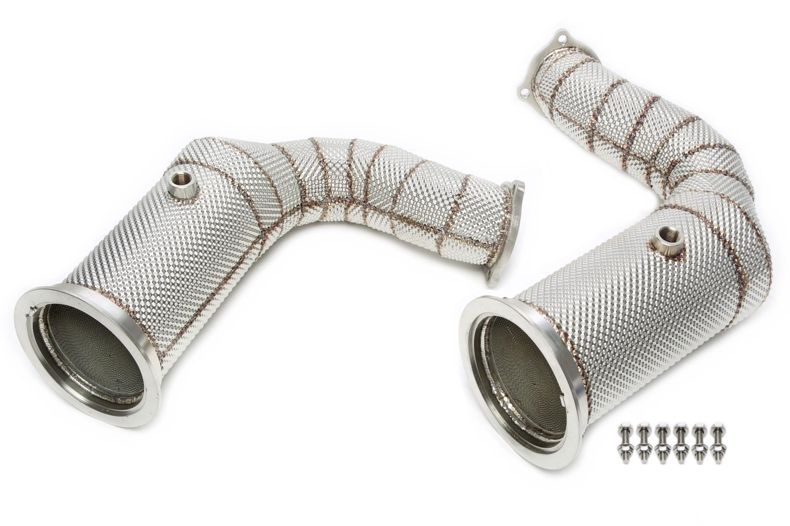 Downpipe mit Katalysator+Hitzeschild passend für Porsche Cayenne Turbo Typ 9YA