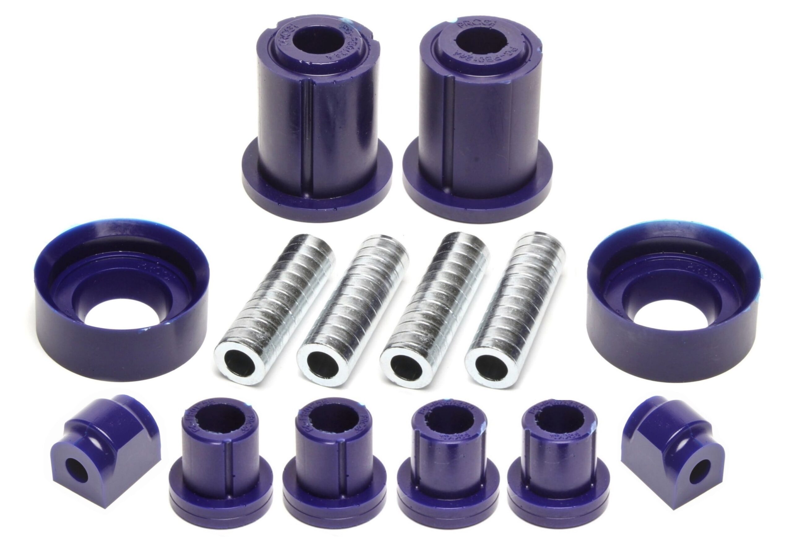 PU-Buchsen Kit 20-teilig / Hinterachse mit Ø 18mm Stabi / passend für BMW Z3 Roadster/Coupe Serie E36