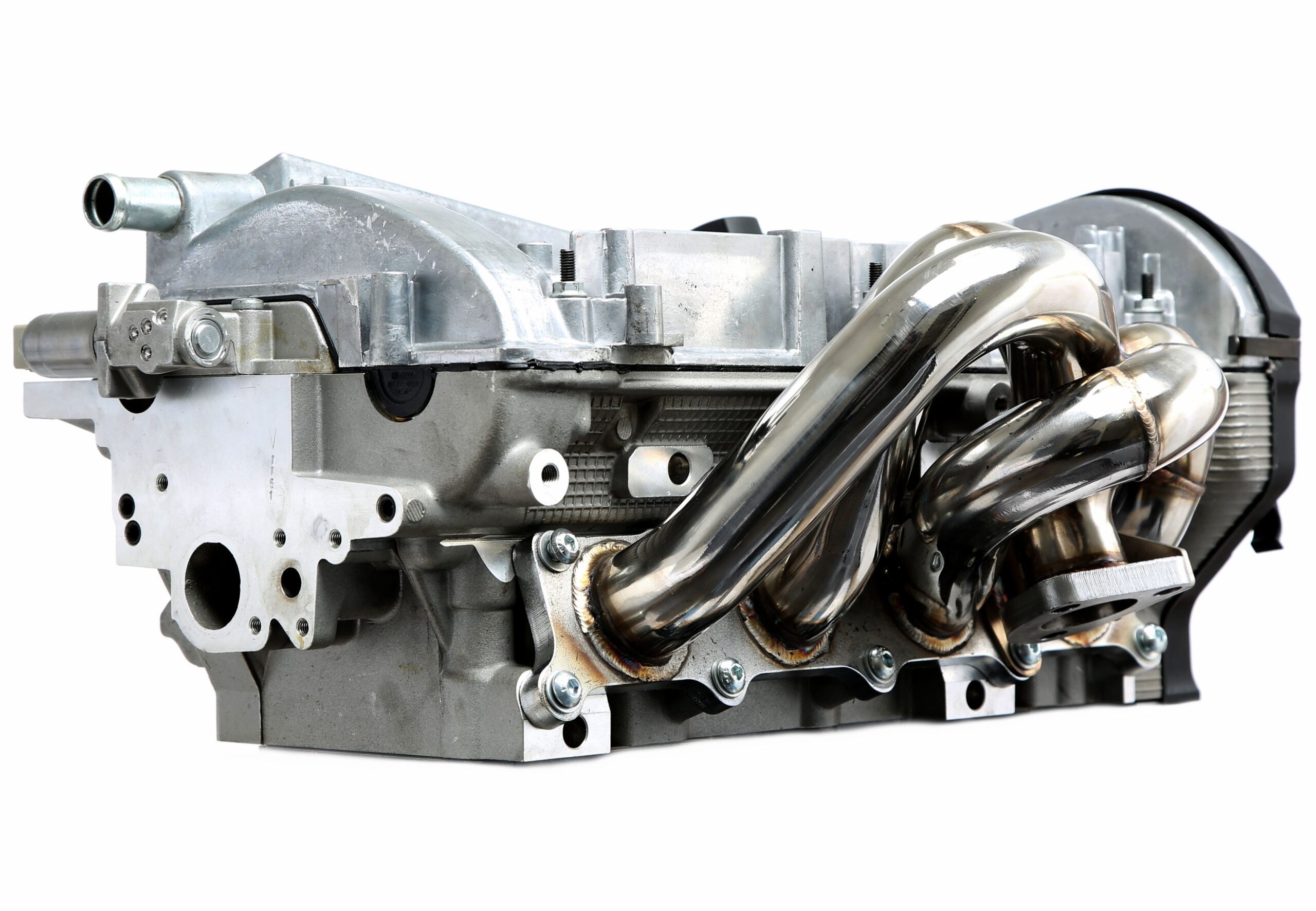Turbokrümmer/Stossaufladungskrümmer Edelstahl mit K03+K04 Flansch/ 1.8T Motoren längs verbaut passend für Audi A4/A6/VW Passat 3B