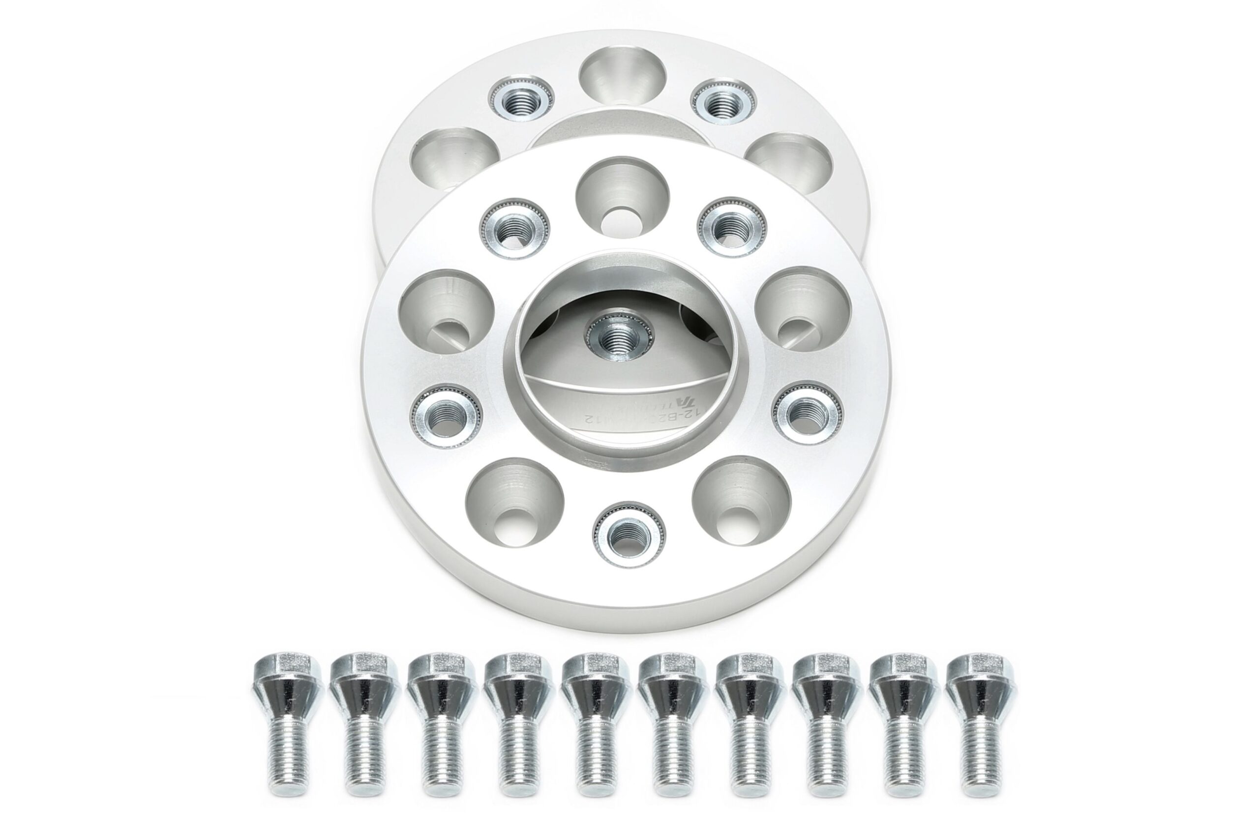 Spurverbreiterungsset für OEM Radschrauben 20mm pro Seite/40mm pro Achse, LK 5x112, NLB 66,6-M12