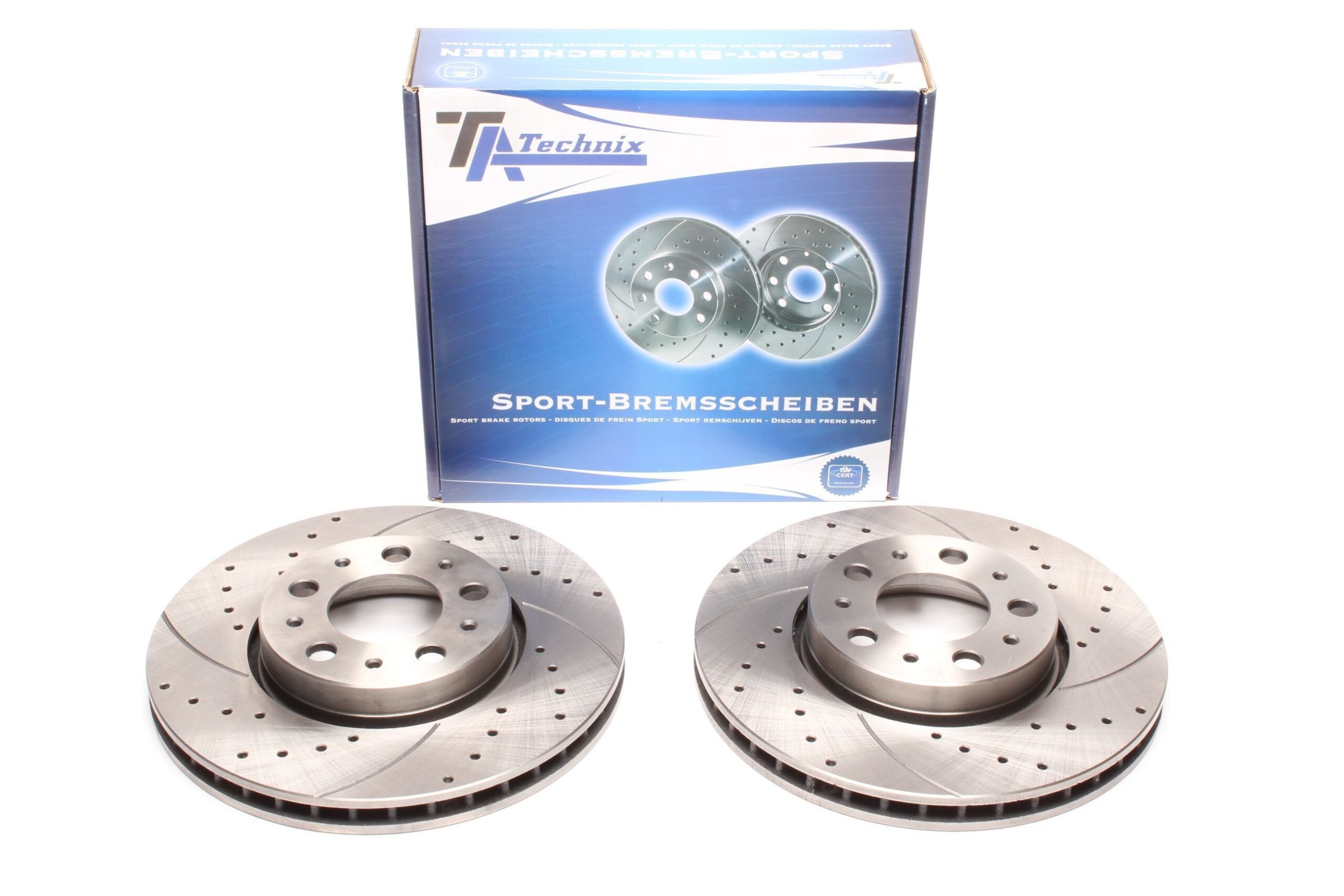 Sport Bremsscheiben Satz Vorderachse passend für Volvo S60 I/ S80 I/ V70 II/ XC 70 Cross Country