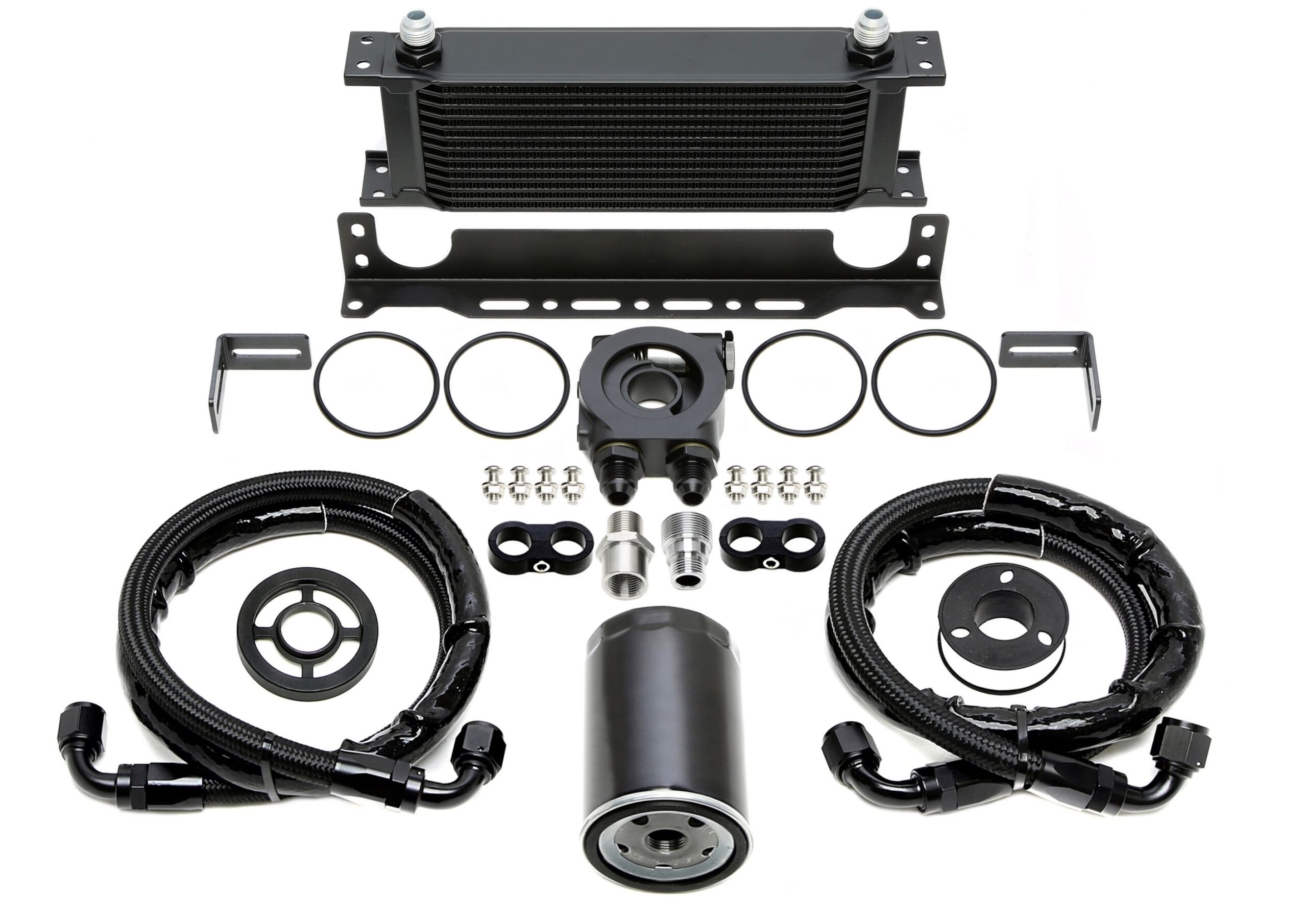 Aluminium Ölkühler-Kit passend für Audi / Seat / Skoda / VW MQB (EA888) Generation II