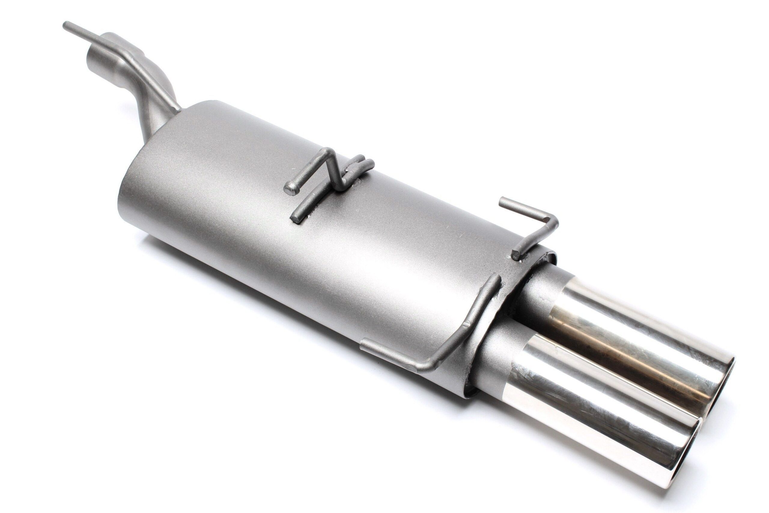 Sportendschalldämpfer 2x76mm passend für Opel Astra F-CC, Kadett E-CC