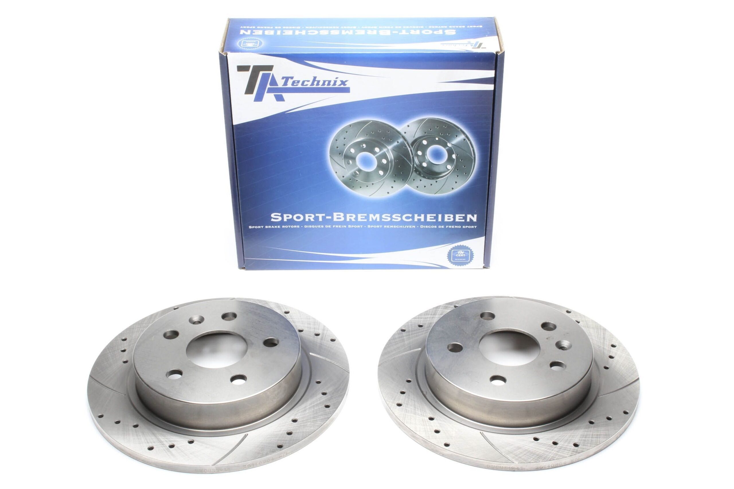 Sport Bremsscheiben Satz Hinterachse passend für Opel Insignia/Saab 9-5