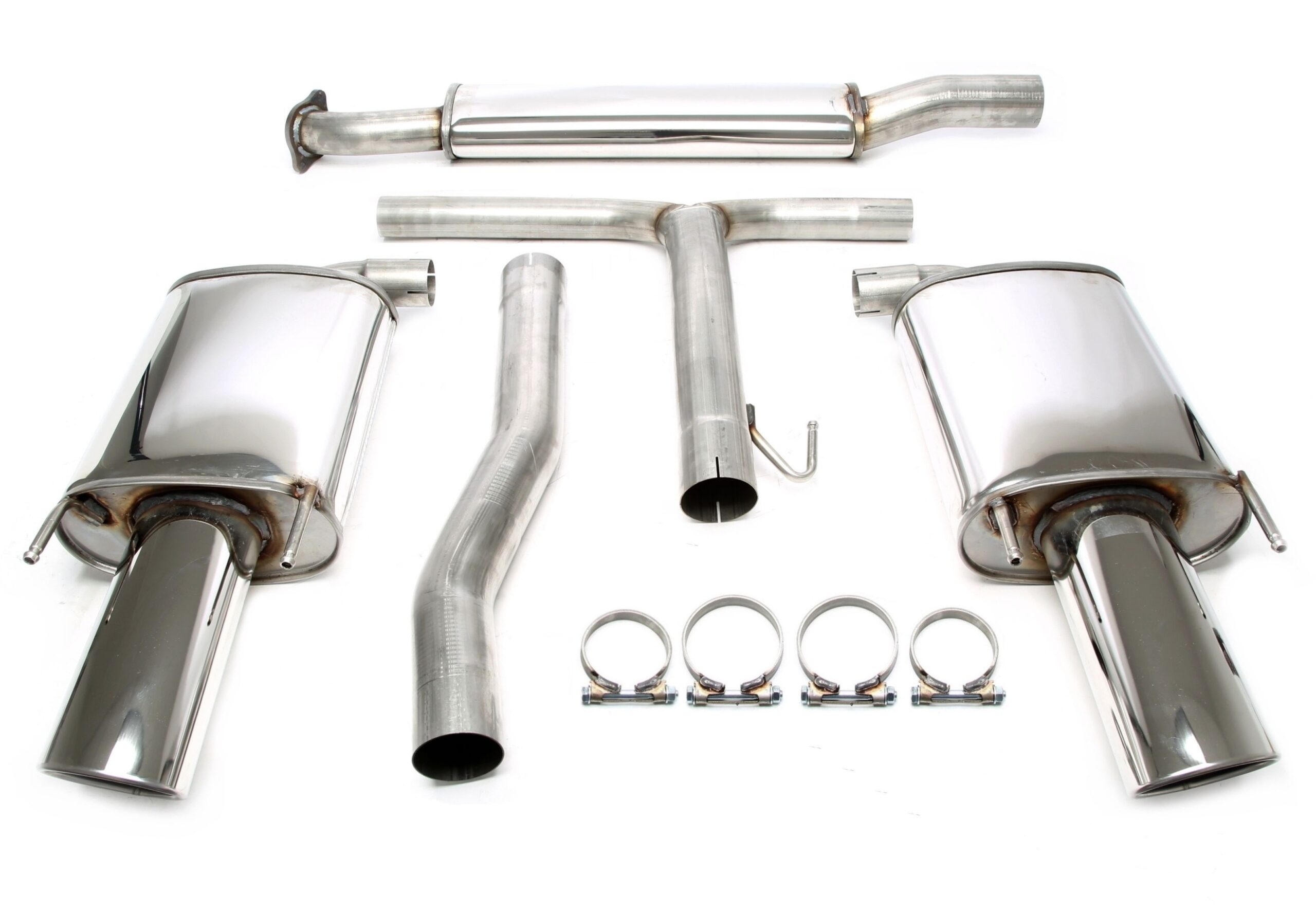 Duplex Edelstahlanlage 1x90x120mm passend für Opel Insignia A Kombi 4WD