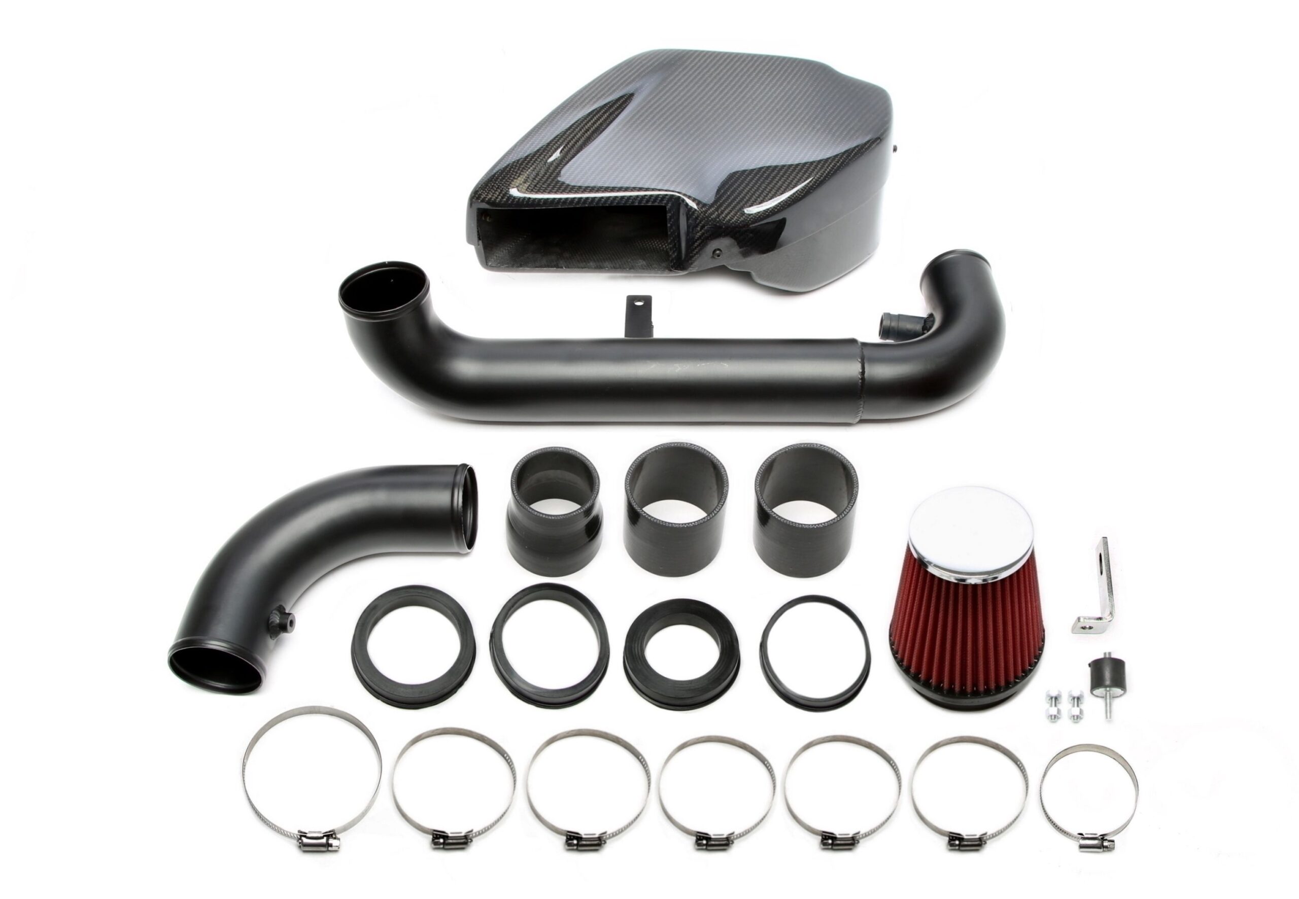 Carbon Air Intake passend für Audi/Seat/Skoda/VW (8P/8J/710/5P/1P/1Z/3T/5L/5P/1F/5K/3C/137/7N/5N/1T) mit 1.8l TFSI / 2.0l TSI / TFSI Motoren