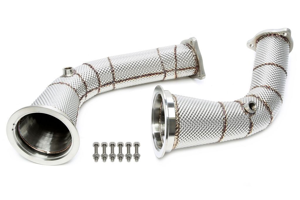 Downpipe mit Hitzeschild passend für Audi A4-RS4, A5-RS5 Typ B9