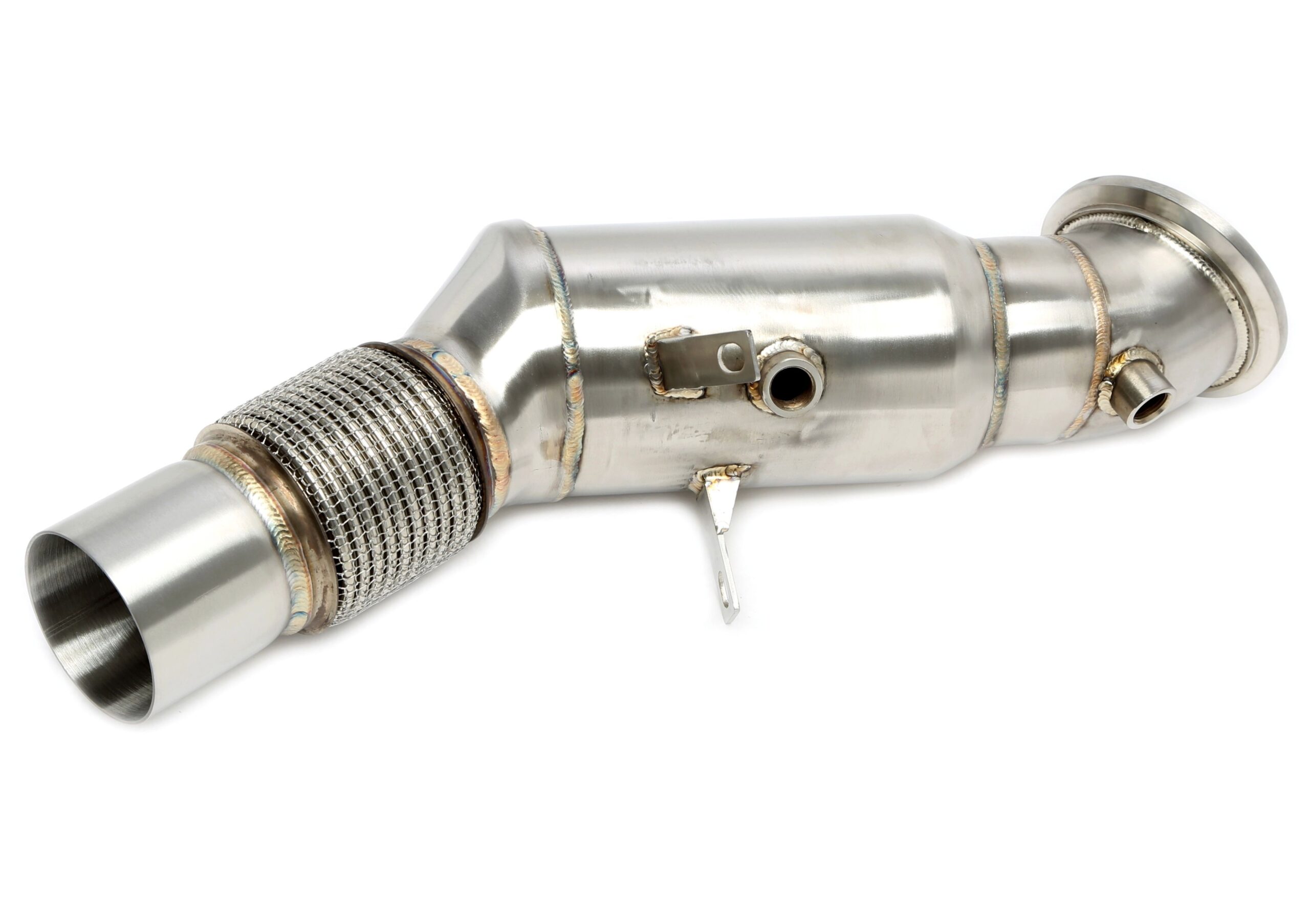 Downpipe mit Katalysator passend für BMW 1er Serie Typ F20/F21, 2er Typ F22, F23, , 3er Typ F30, F31, F34, G20, G21, 4er Typ F32,F33, F36, G22, G23, G26, 5er Typ G30, 6er Typ G32, X3/X4 Typ G01/G02 - Motorcode B48