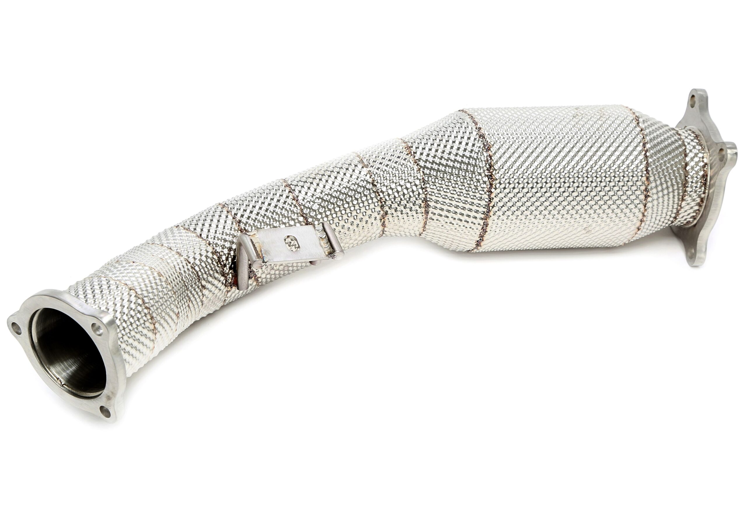 Downpipe mit Hitzeschutz und Katalysator passend für Porsche Macan Typ 95B_ 2.0TFSI