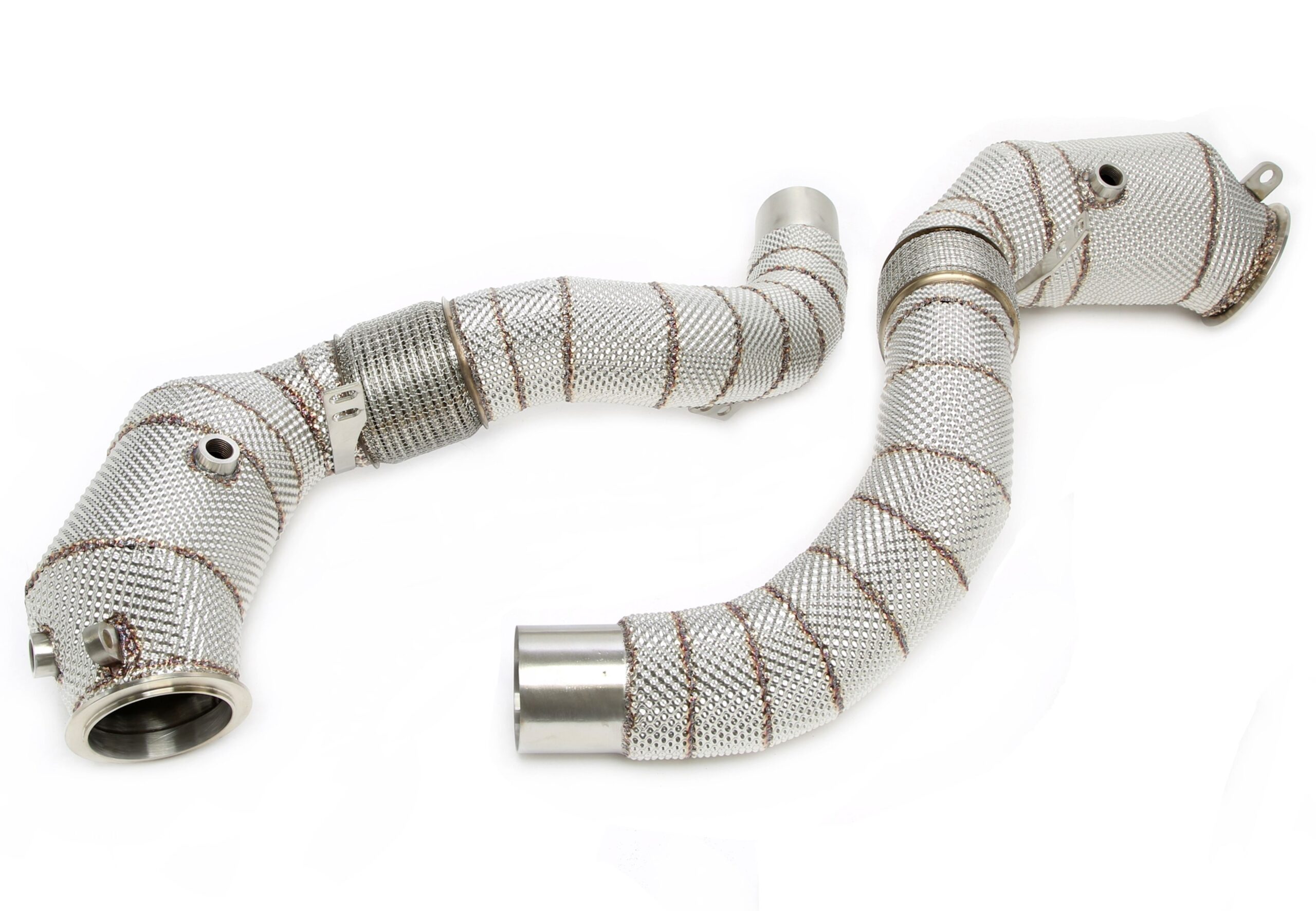 Downpipe mit Hitzeschild und Katalysator passend für BMW 5er Typ G30,G30N, 7er Serie Typ G11N/G12N, 8er Serie Typ G14/G15/G16, X5 Typ G05, X6 Typ G06, X7 Typ G07 - Motorcode N63