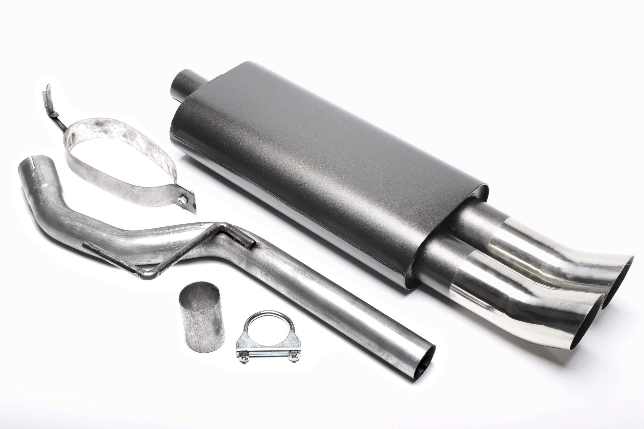Sportendschalldämpfer 2x76mm DTM passend für VW Passat Limosine, Passat Variant, Typ 35I
