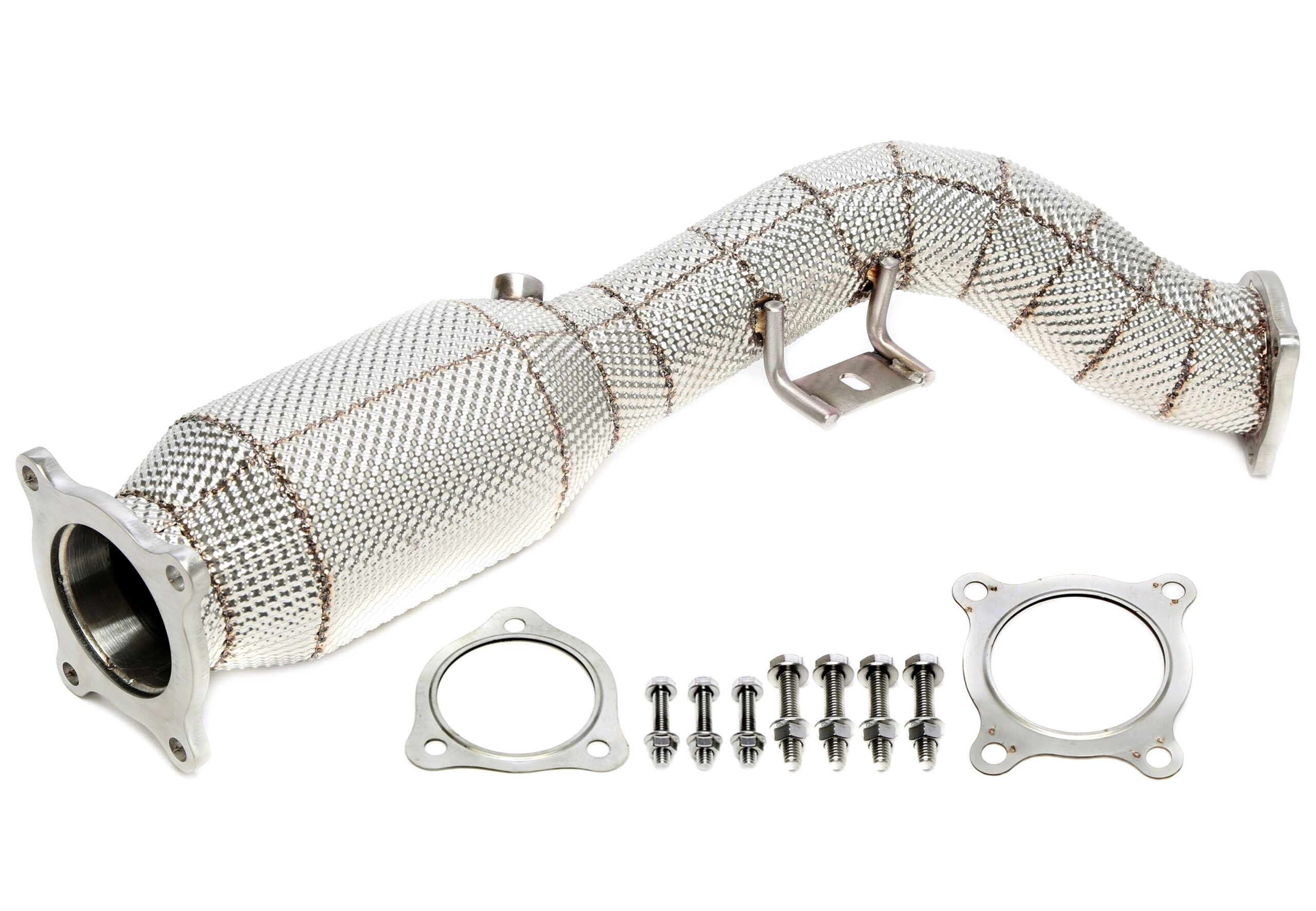 Downpipe mit Hitzeschutz und Katalysator passend für Porsche Macan Typ 95B_ 2.0TFSI