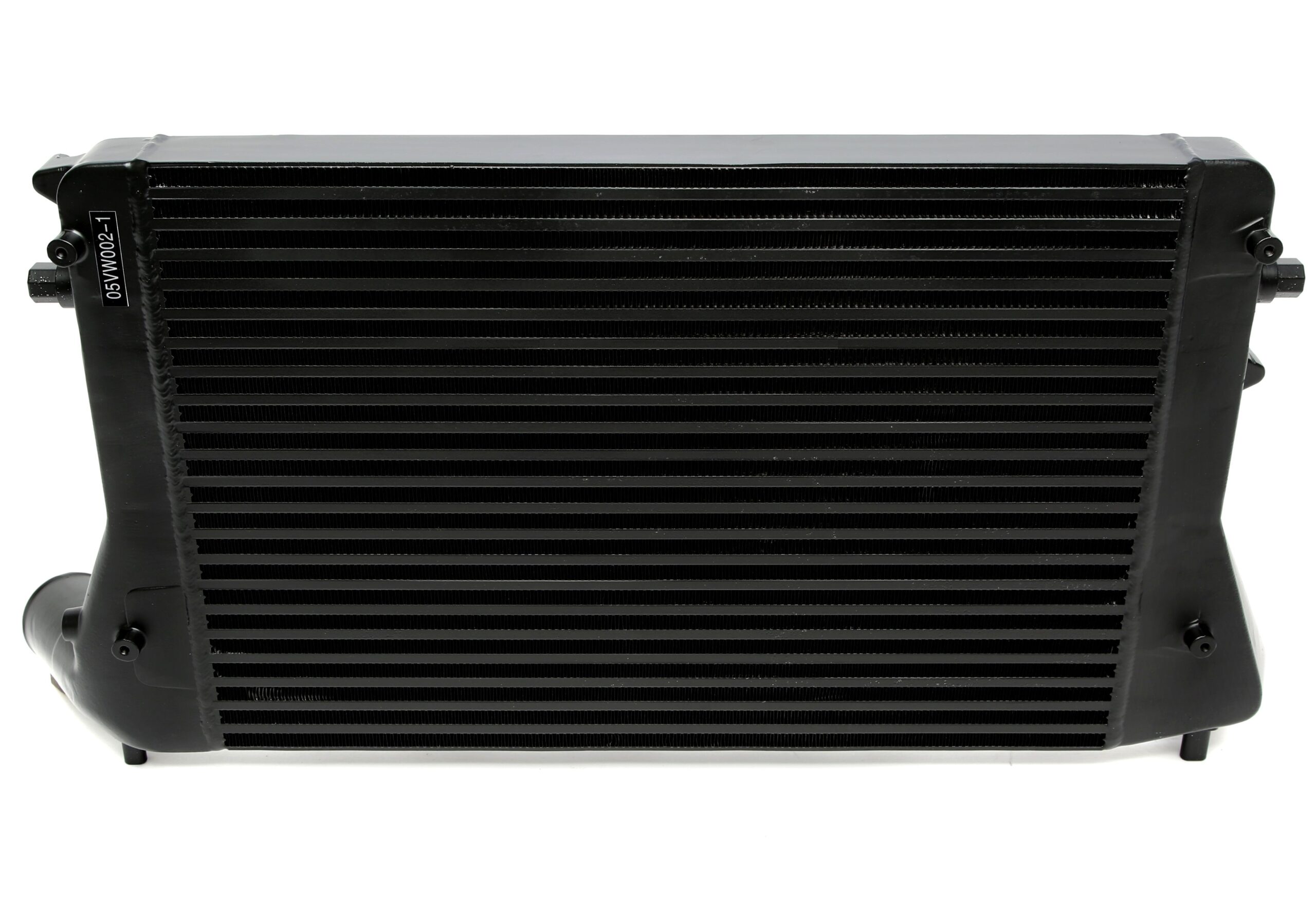 Ladeluftkühler Kit schwarz passend für Audi A3/S3 (8P) / TT (8J) / Seat Leon (1P)/ Skoda Octavia (1Z), Superb (3T) / Golf V+VI (1K) / Jetta III+IV (1KM/16(16H) / Eos (1F) / Passat (3C/3CC) / Scirocco III (13)