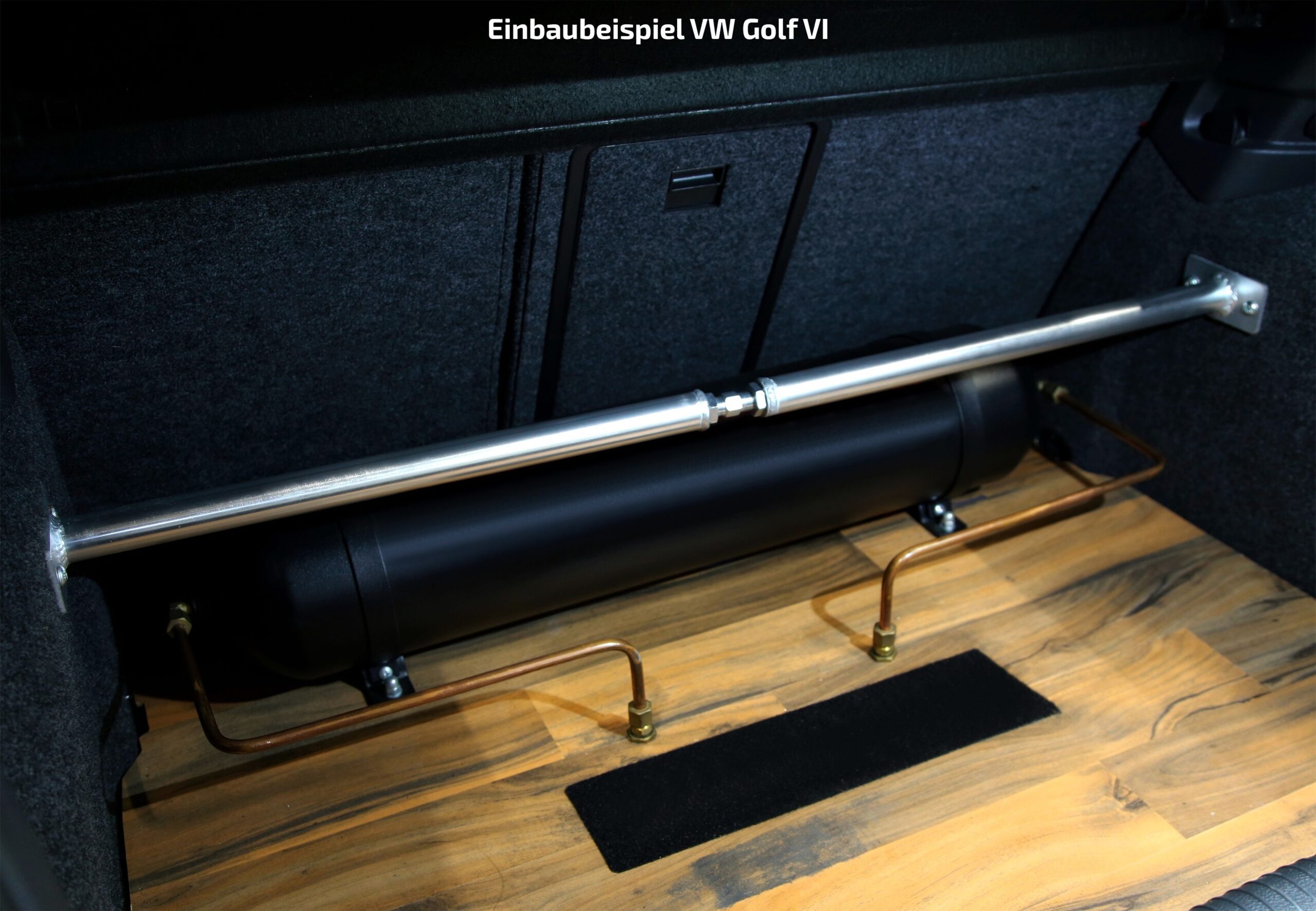 Alu-Domstrebe hinten passend für Audi A3 8L / Seat Toledo 1M / Leon 1M / Skoda Octavia 1U / VW Golf IV-VIII / Bora 1J / Scirocco III