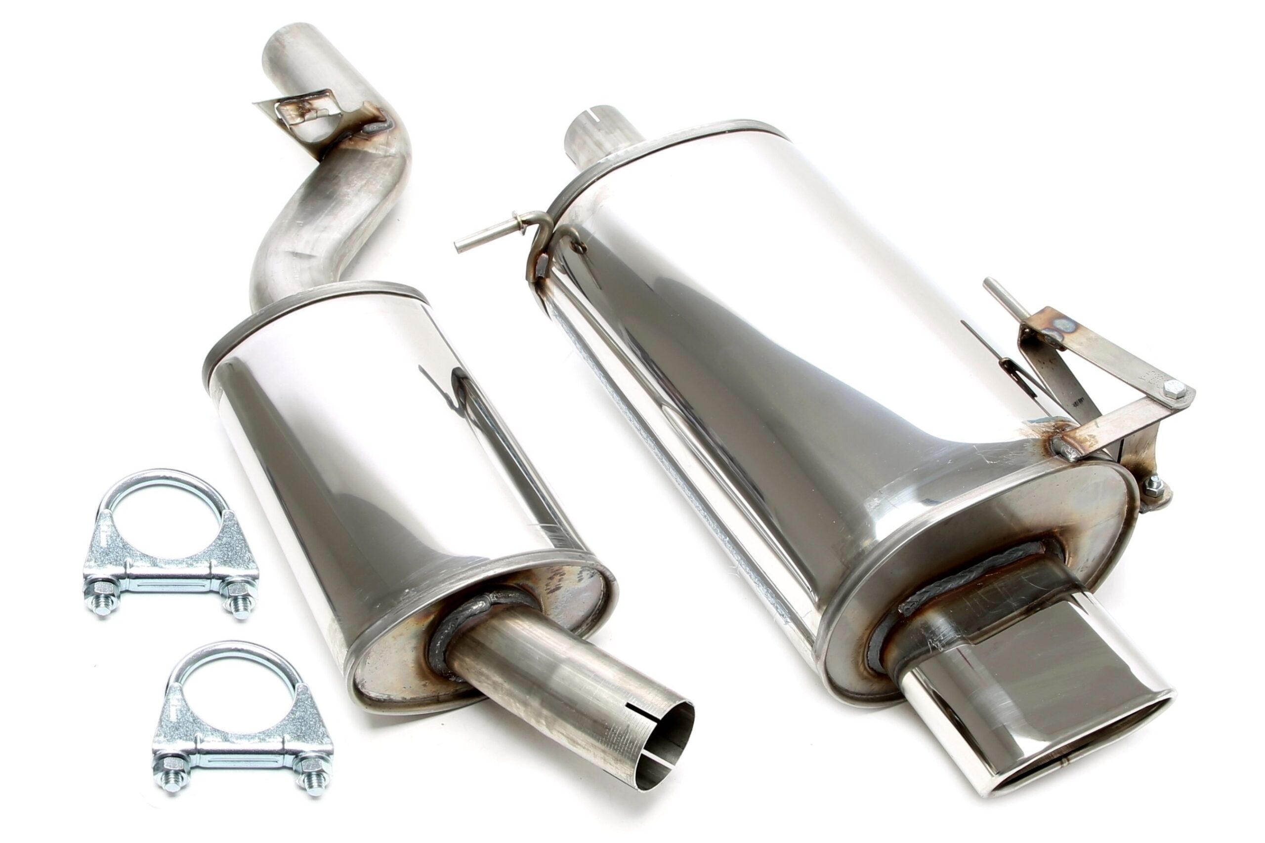 Edelstahlanlage 70x140mm passend für BMW Z3 E36 8V