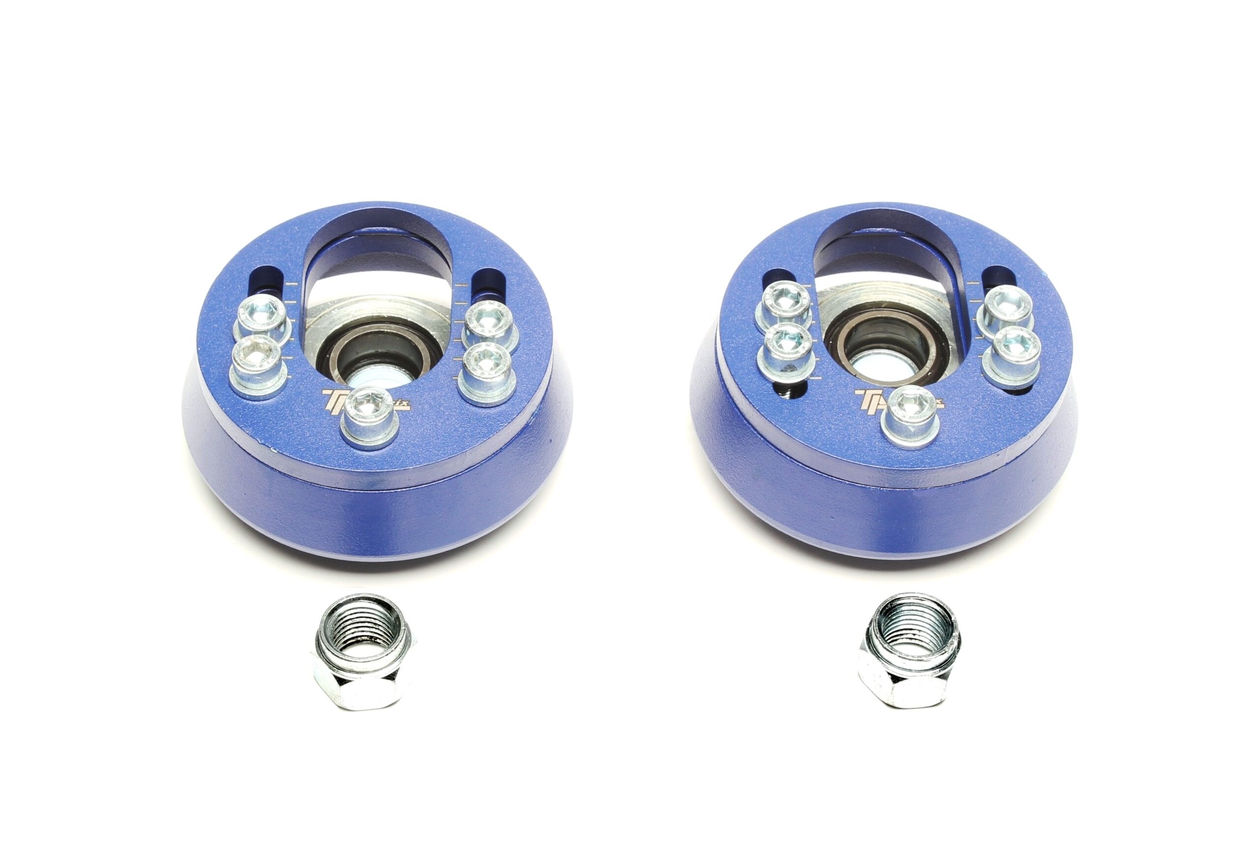 uniball Domlager/ Stützlager / Motorsportdomlager Set Vorderachse passend für Audi A1 / A3 / TT / Seat Mi / Ibiza / Leon / Toledo II+IV / Skoda Citigo / Fabia / Octavia / Roomster/ Rapid / VW Up / Golf IV / Bora / New Beetle / Polo V