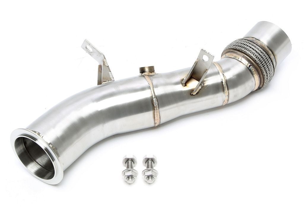 Downpipe ohne Katalysator mit Flexrohr passend für BMW 5er Serie F10/11/07, X5 E70, X6 E71 - 535i/Xi - Motorcode N55