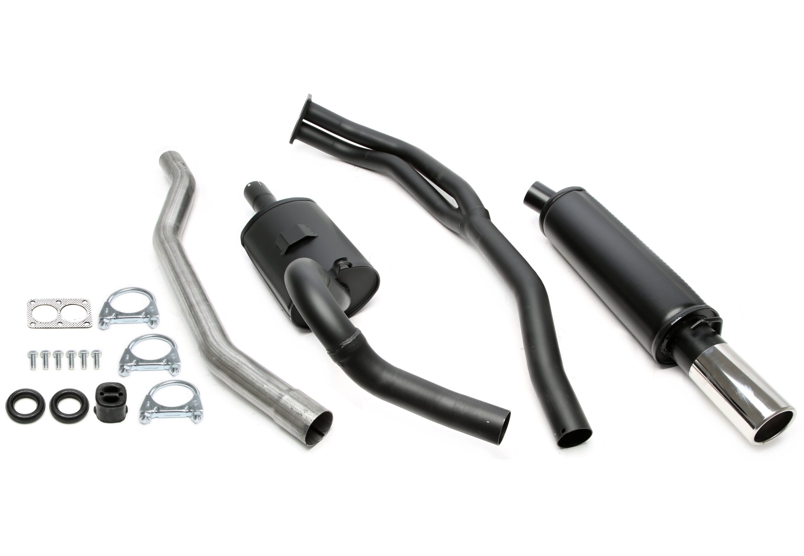 Sportauspuffanlage 1x80mm passend für Opel Kadett C Coupe GT/E