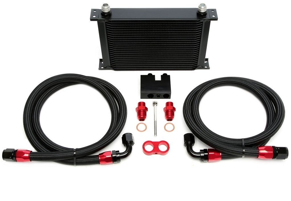 25-Rippen Aluminium Ölkühler-Kit passend für BMW 1er+3er Serie N54 Motoren