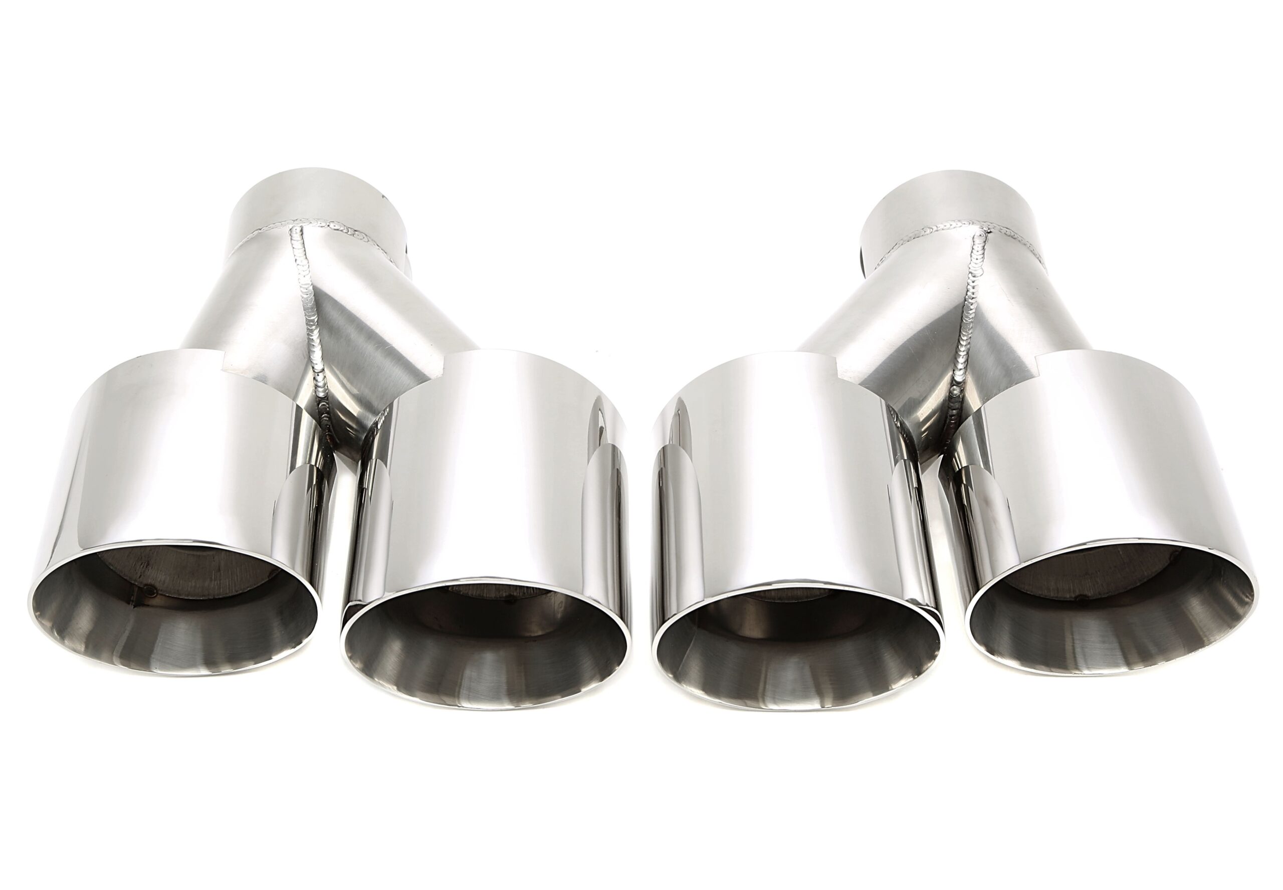 Endrohrblende zum anschrauben "double design" in chrom/glänzend passend für BMW 3er Serie (G20, G21)