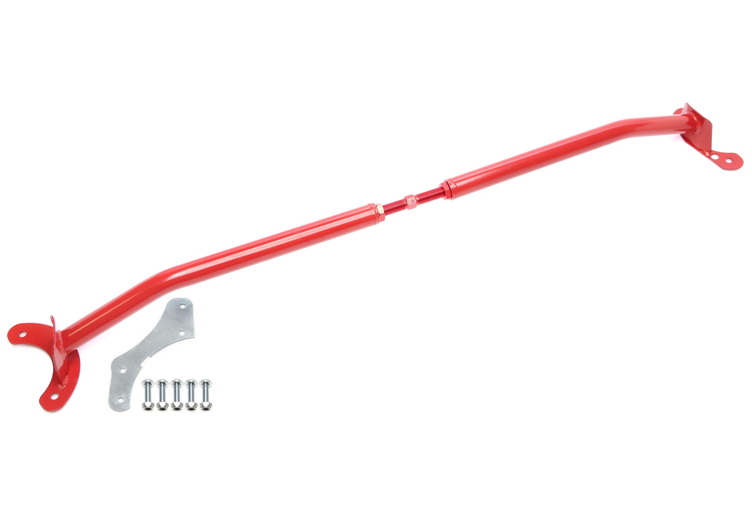 Stahl-Domstrebe rot passend für Seat Arosa 6H/HS / VW Lupo 6E/6X
