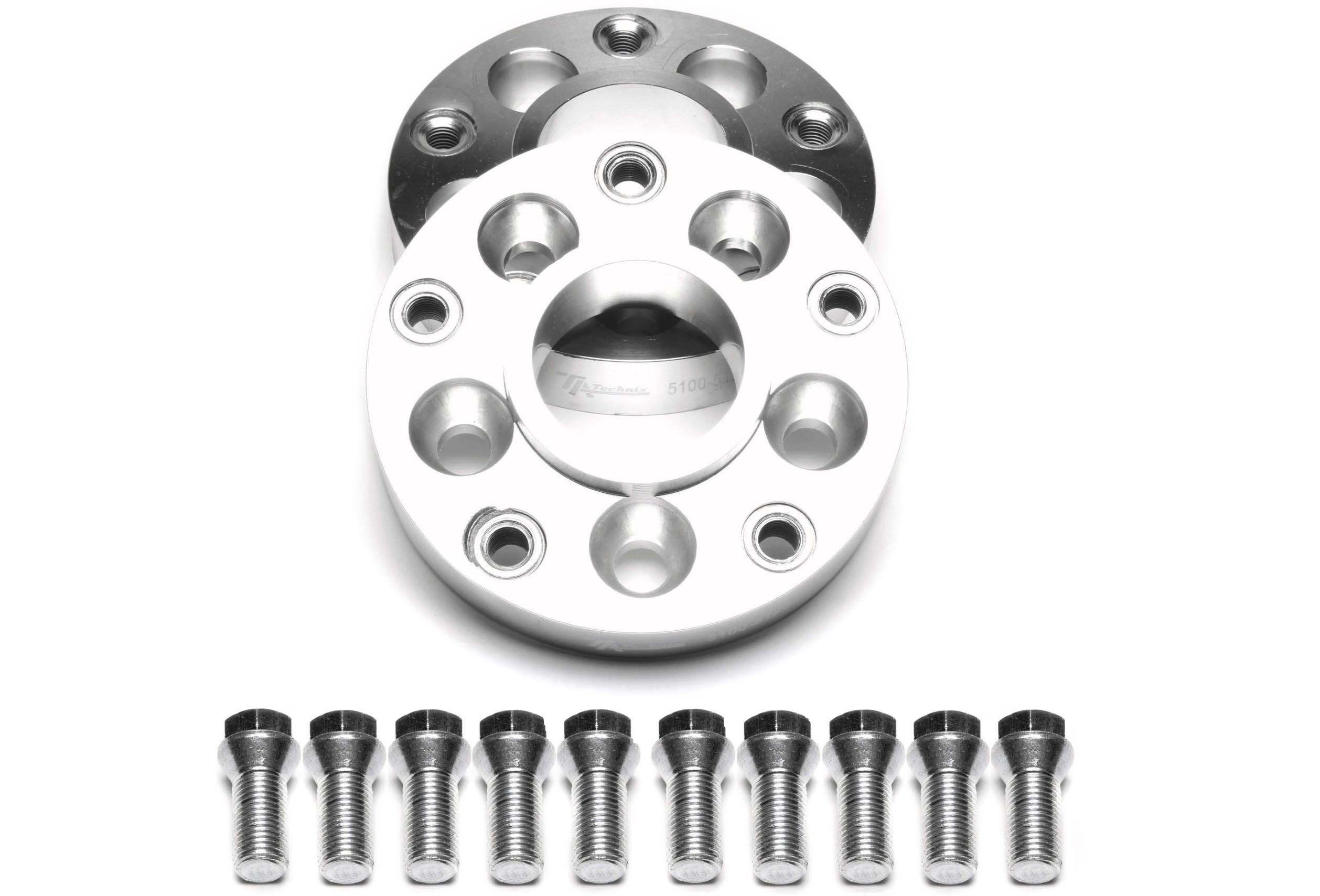 Lochkreisadapterset 25mm pro Seite/50mm pro Achse/5x100 auf 5x120