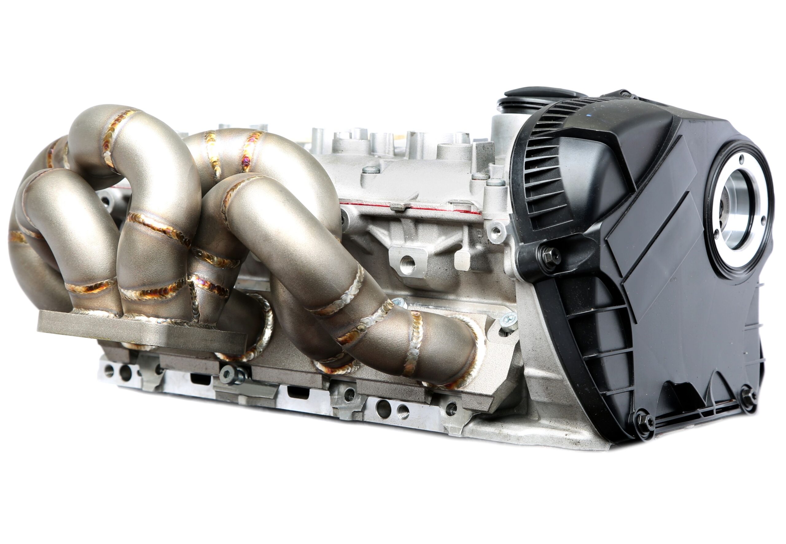 Turbokrümmer/Stossaufladungskrümmer Edelstahl mit T4 Flansch passend für Audi/Seat Skoda/VW Motoren (MQB) EA113 / EA888 mit 2.0l TFSI/TSI mit Motoren
