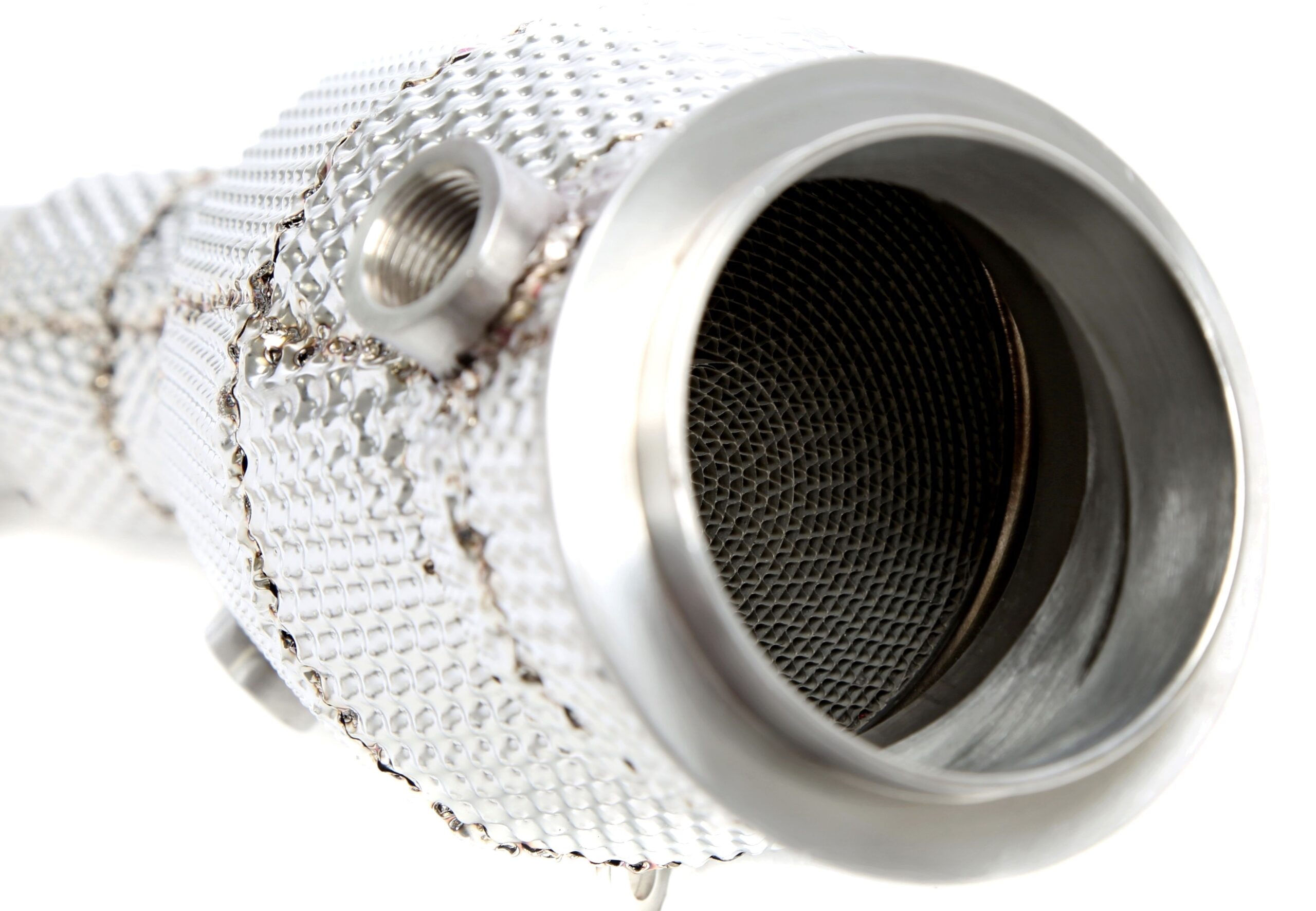 Downpipe mit Hitzeschild und Katalysator passend für Alfa Romeo Giulia 2.9l Turbo Quadrifoglio Typ 952 / Stelvio 2.9l Turbo Q4 Typ 949