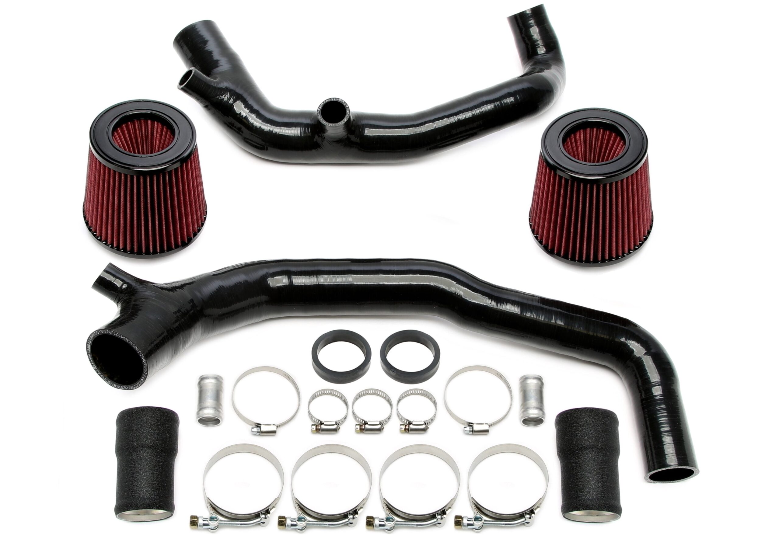 Silikon Ansaugrohr Kit passend für BMW 1er (E82/E88), 3er (E90-E93), 5er (E60), Z4 (E89) mit Motorcode N54