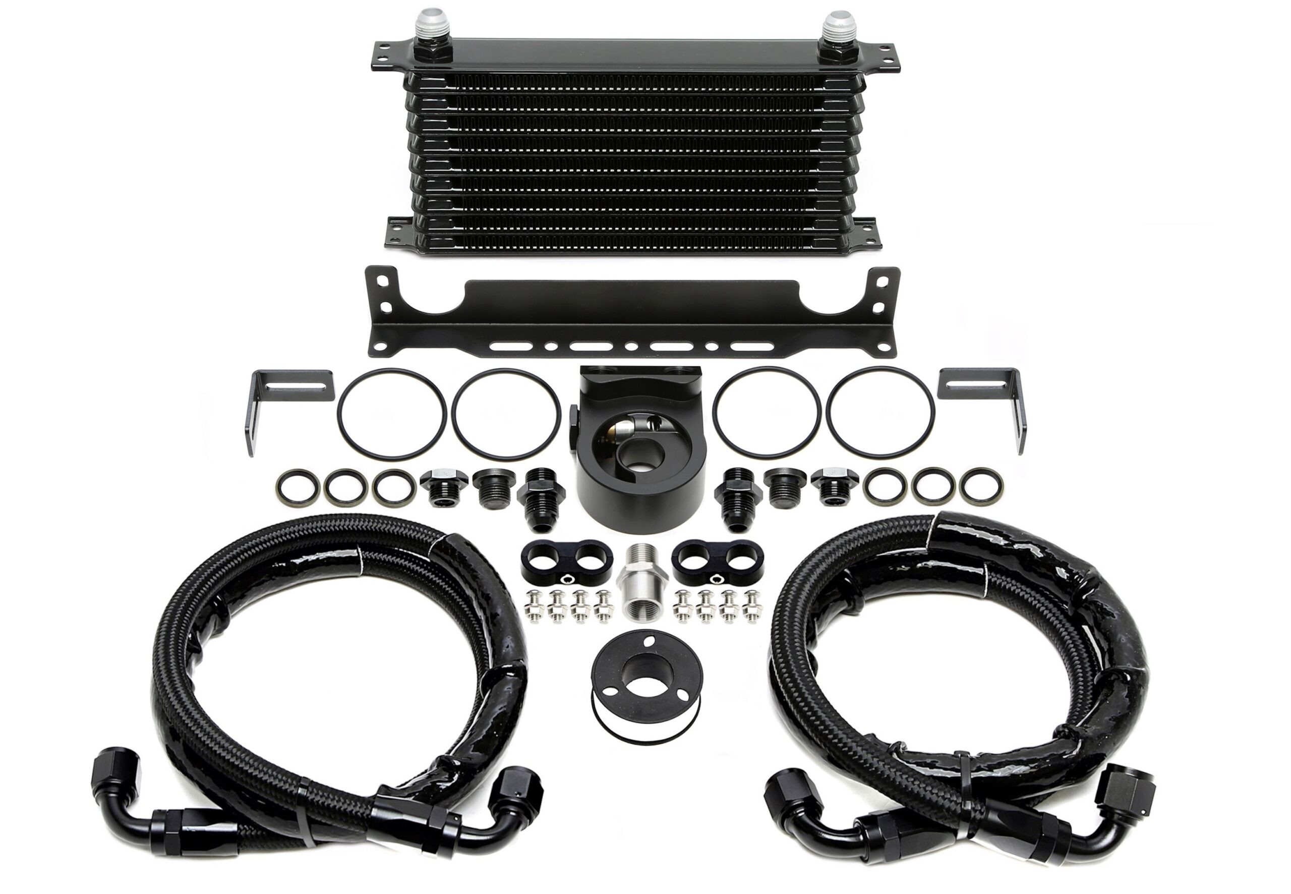 Aluminium Ölkühler-Kit passend für Ford Mustang VI 2.3l EcoBoost
