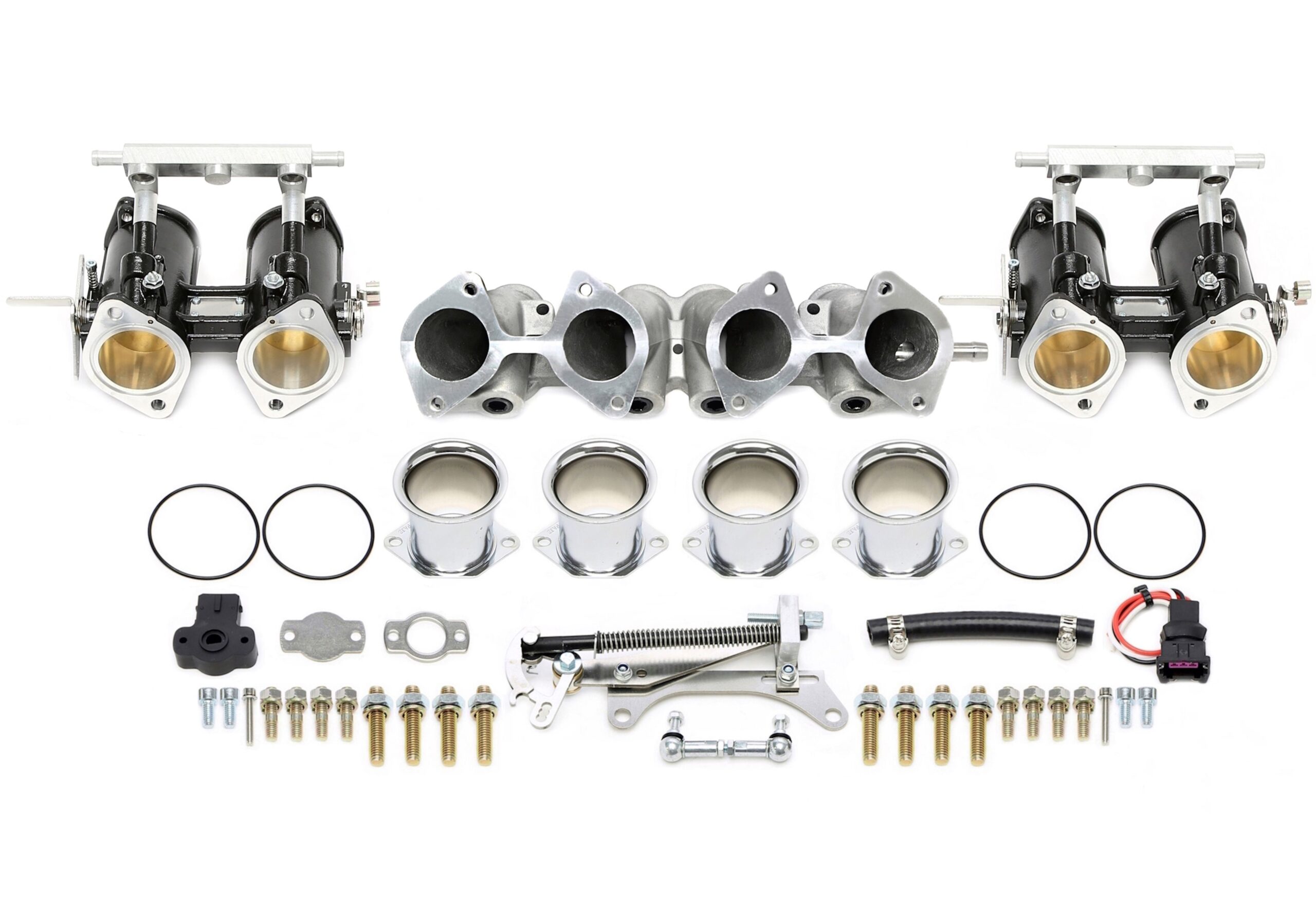 45mm DCOE Drosselklappen - Komplettkit passend für Seat / VW 2.0l-8V Motoren